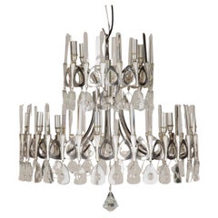 Silver Chandeliers and Pendants