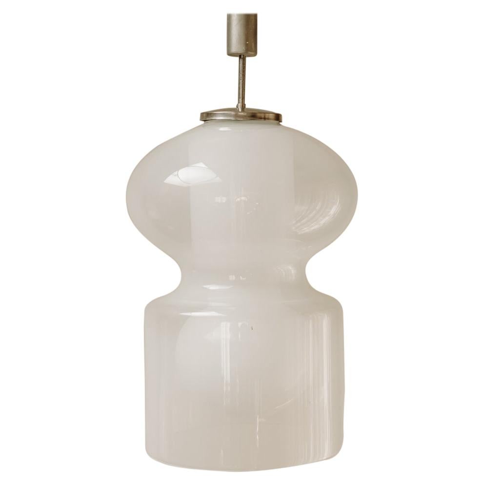 1970's Italian Glass Pendant Lamp