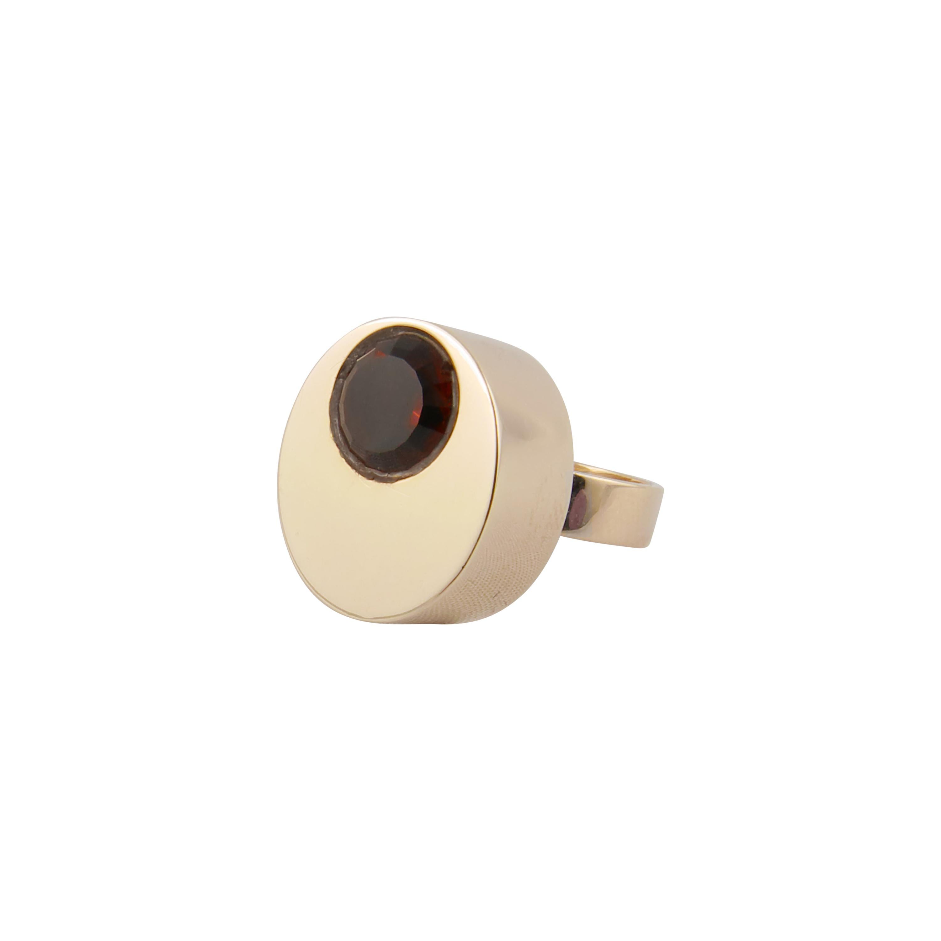 1970s Pierre Cardin Minimalist Sterling and Gold Ring at 1stDibs ...