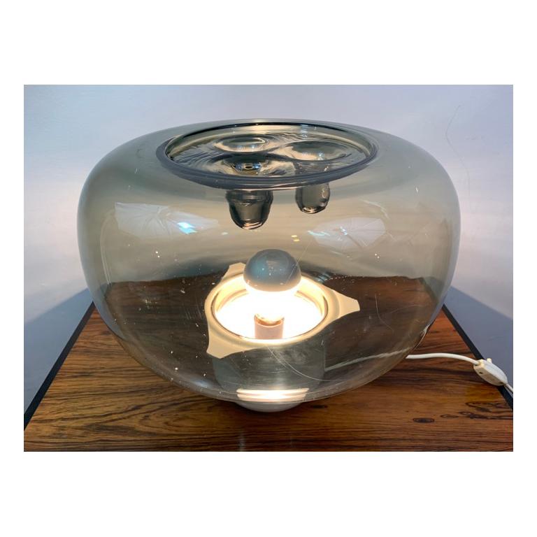 Mid-Century Modern 1970s Italian Guzzini Space Age Table Lamp