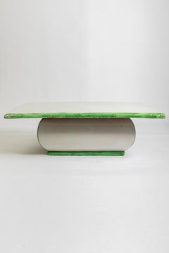 1970's Italian handmade Terra-cotta coffee table, colonial style