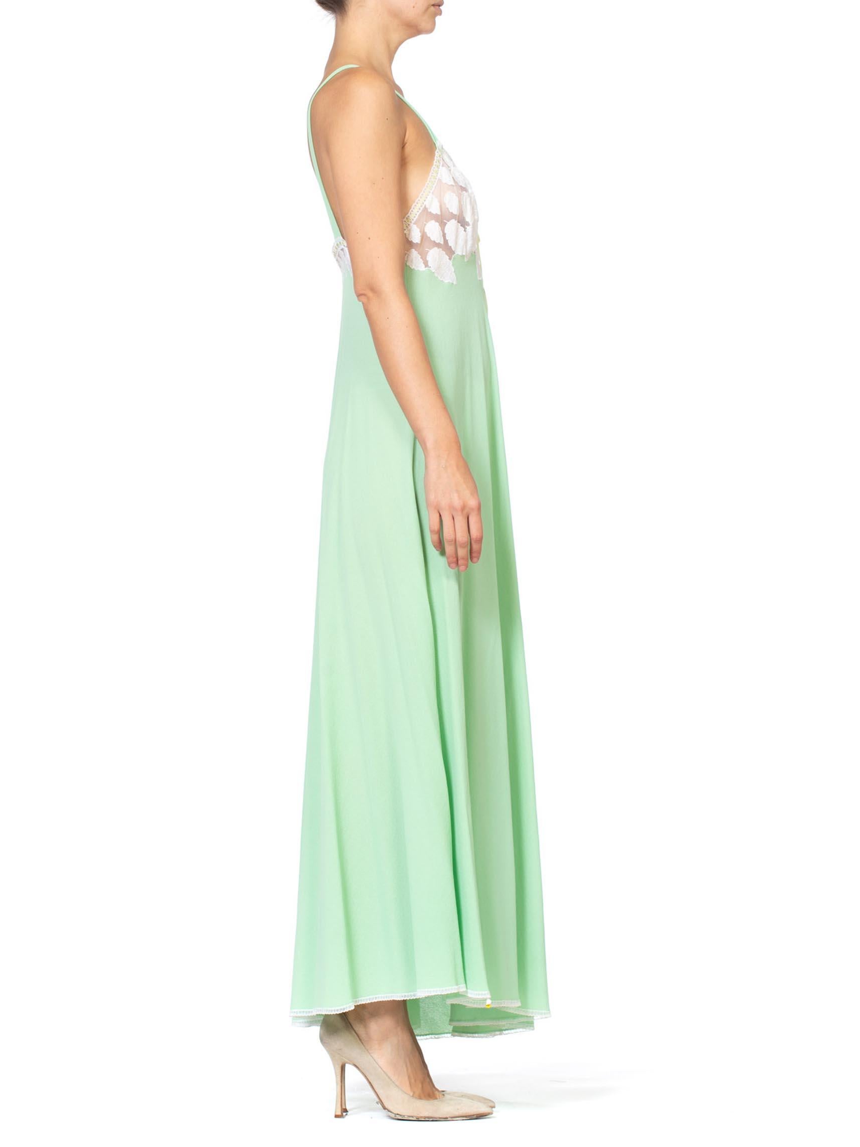 mint green slip dress