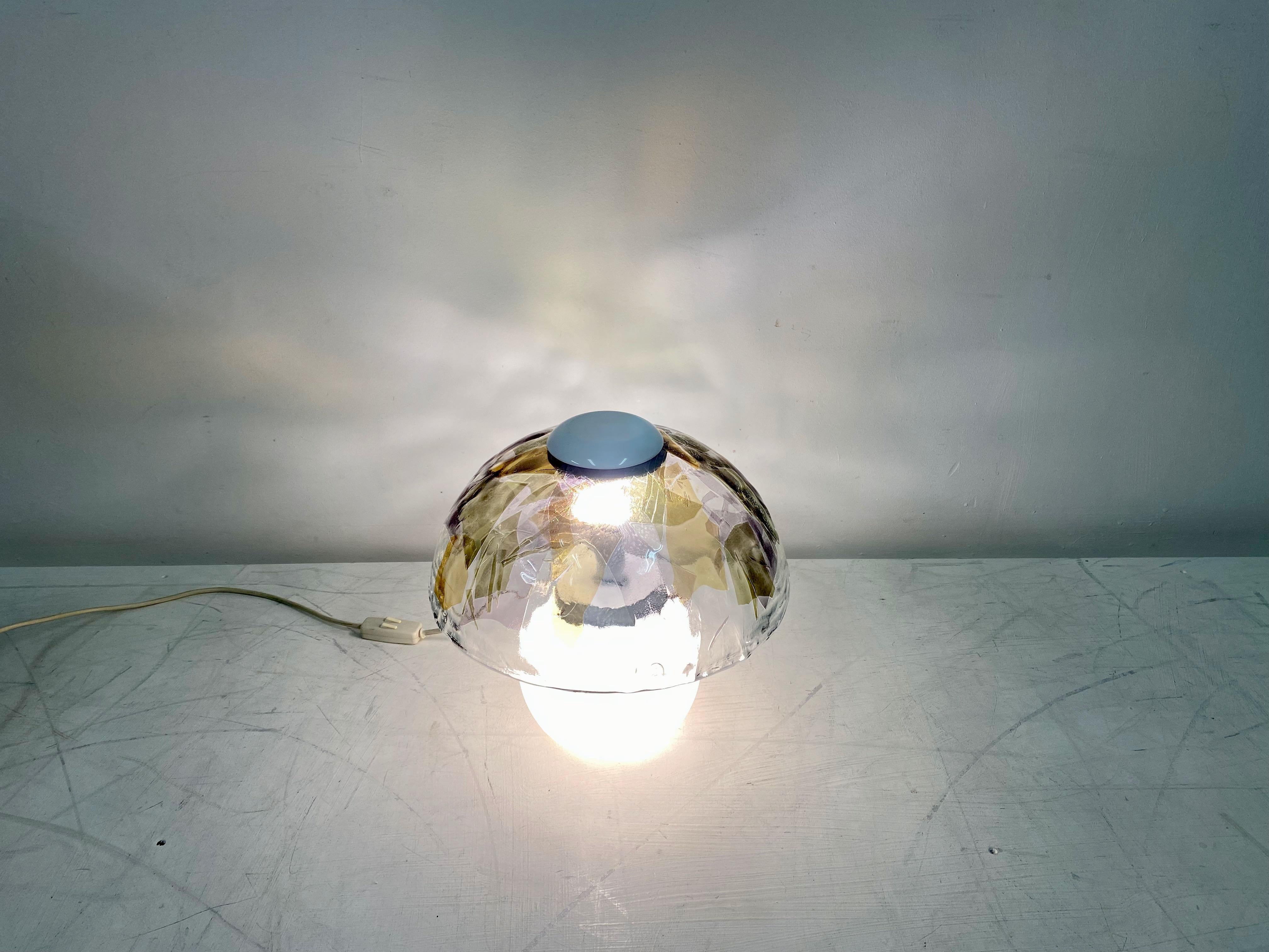 Lampe de bureau italienne en verre de Murano La Murrina des années 1970 en vente 6