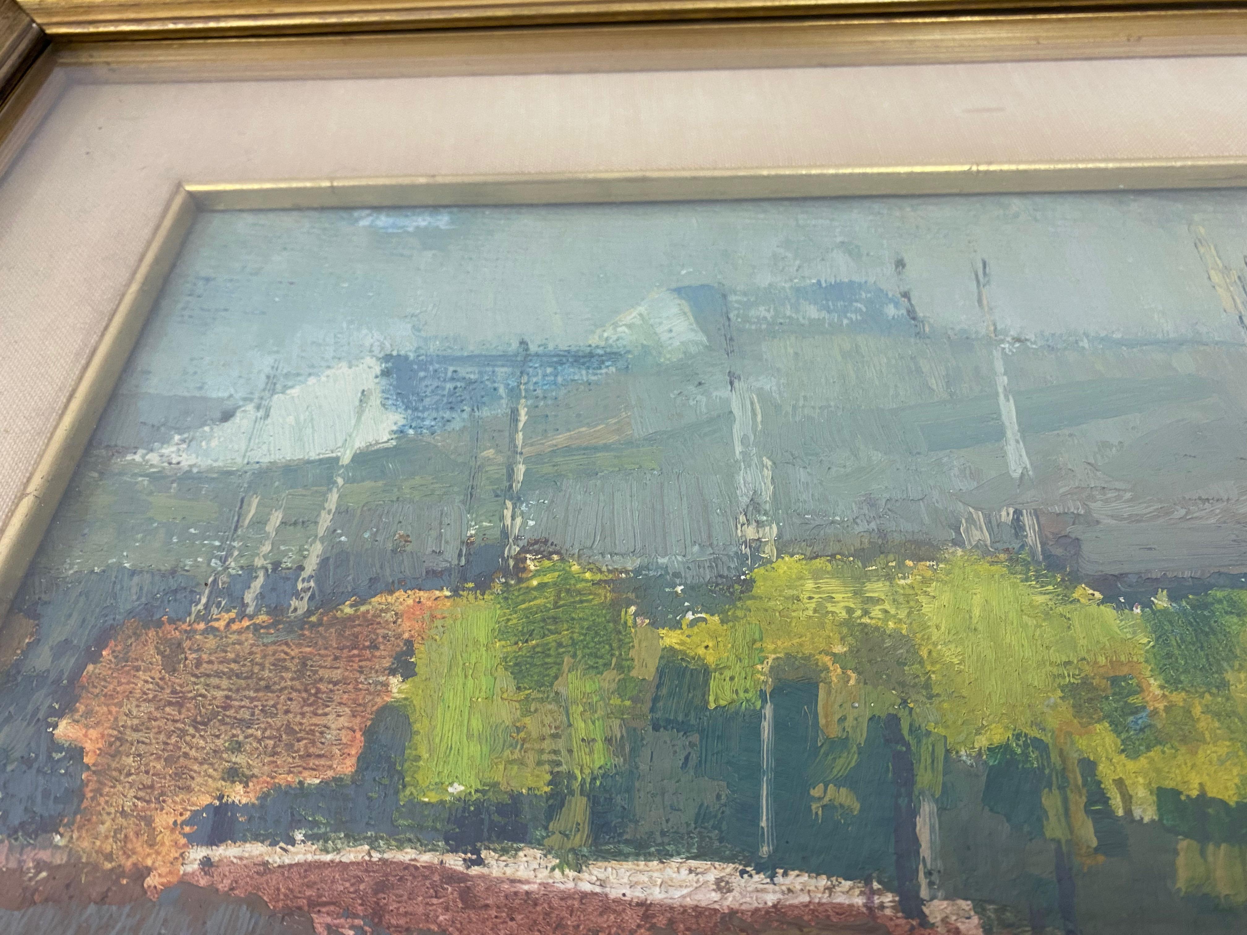 1970s Italian Landscape Painting For Sale 2