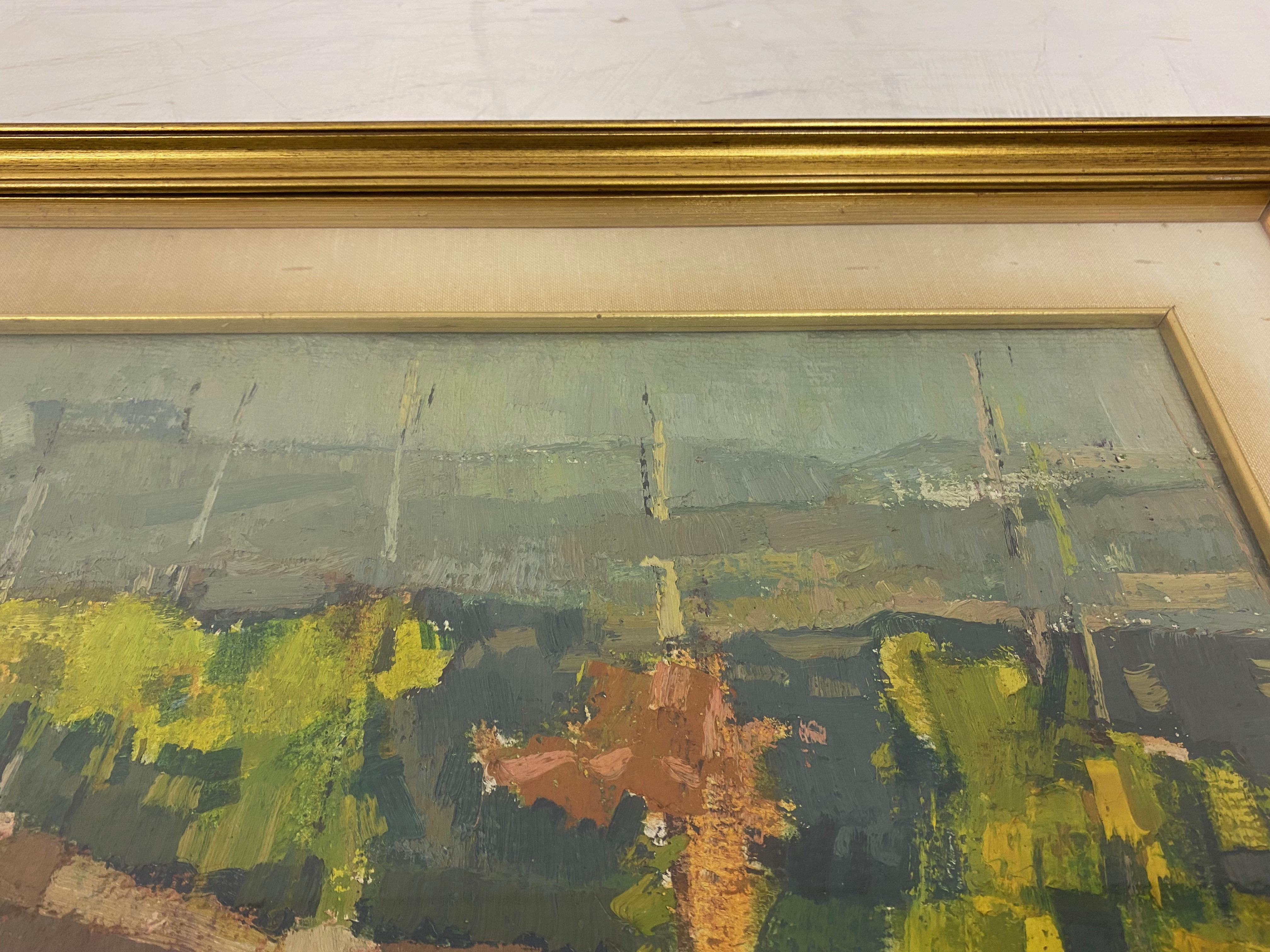1970s Italian Landscape Painting For Sale 3