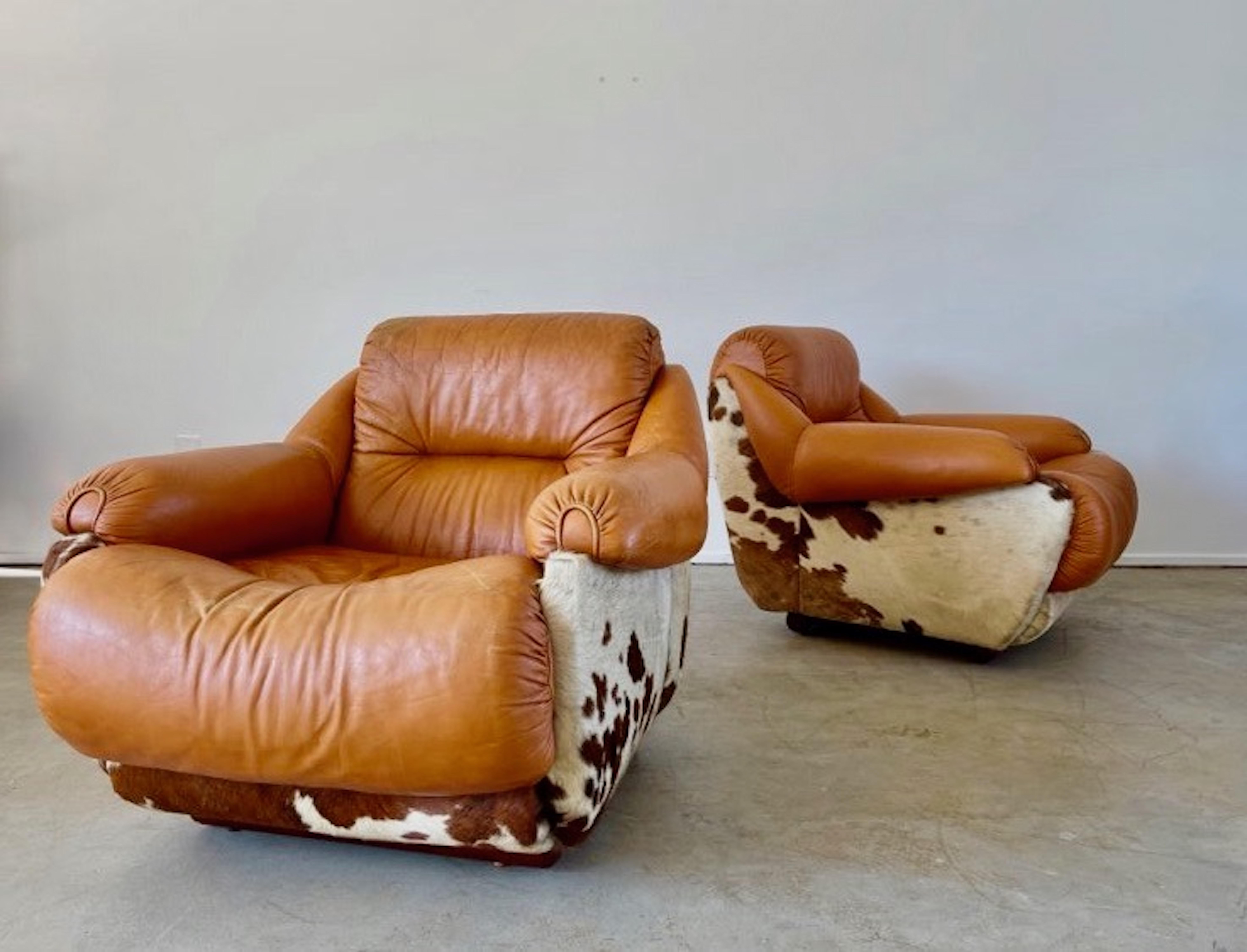 1970s Italian Leather Chairs 6
