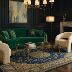 1970s Italian Maison Jansen Inspired Gilt Metal Faux Bois Glass Top Coffee Table