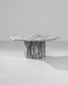 1970s Italian Marble Hexagonal Coffee Table