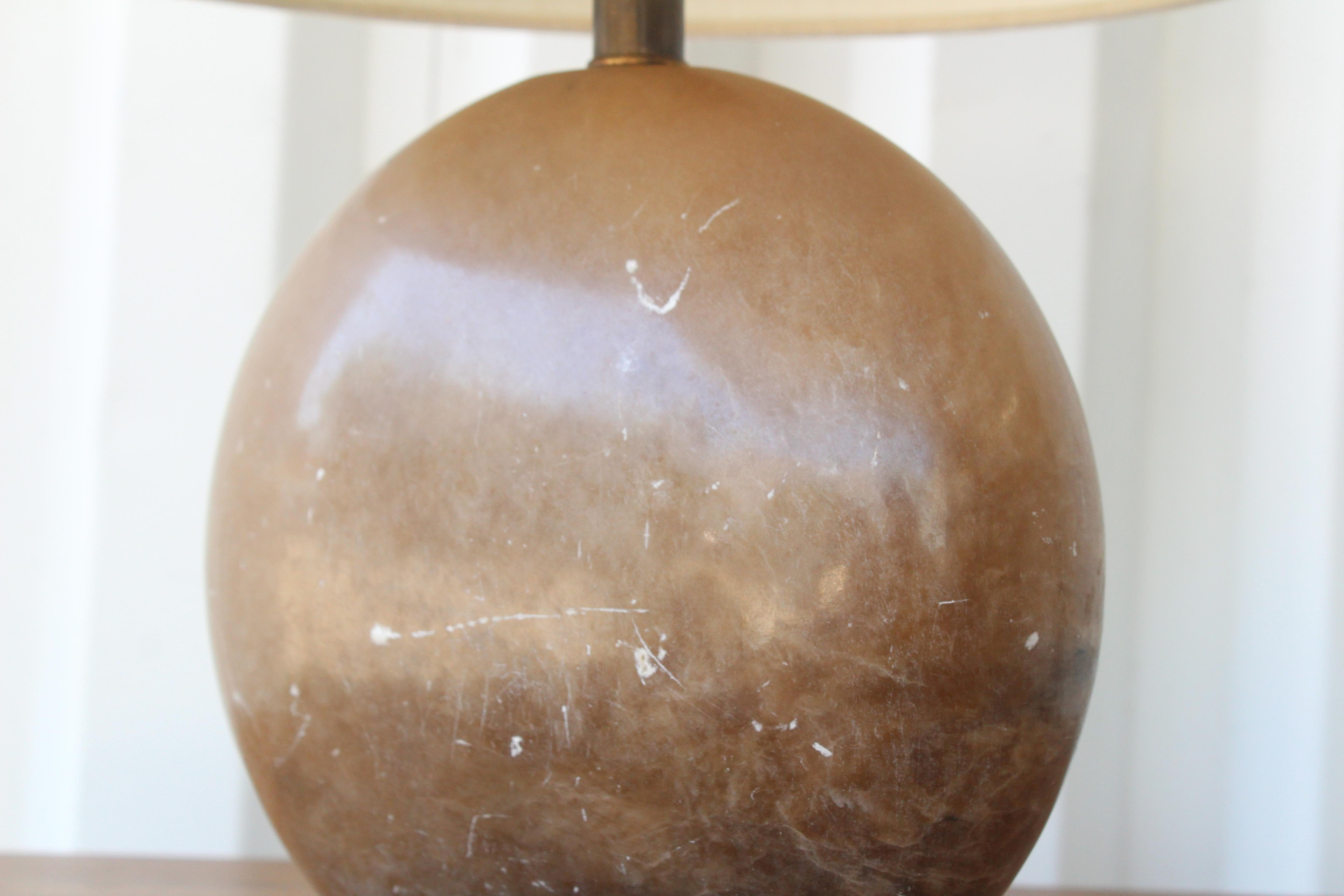 1970s Italian Marble Table Lamp 5