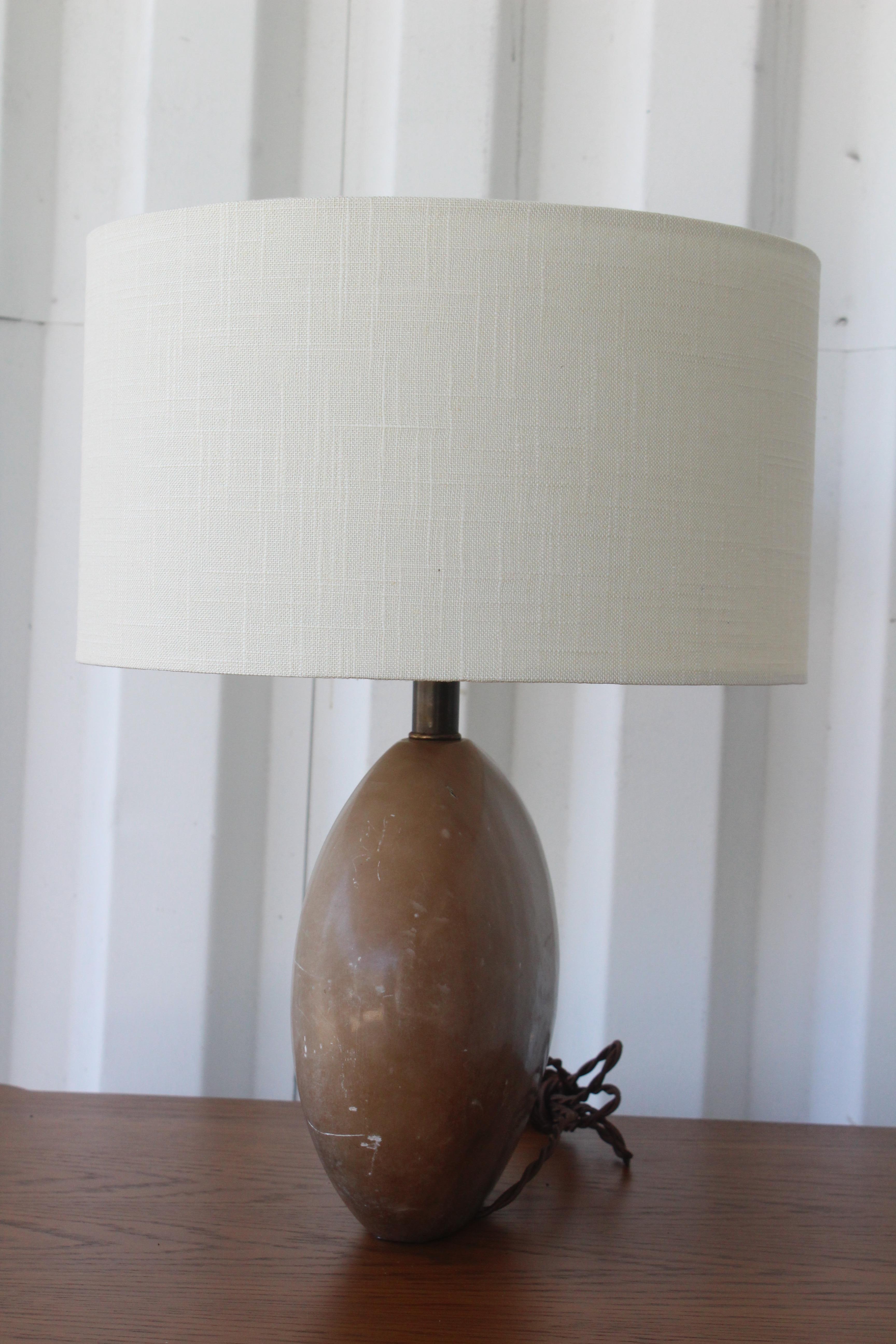 1970s Italian Marble Table Lamp 1