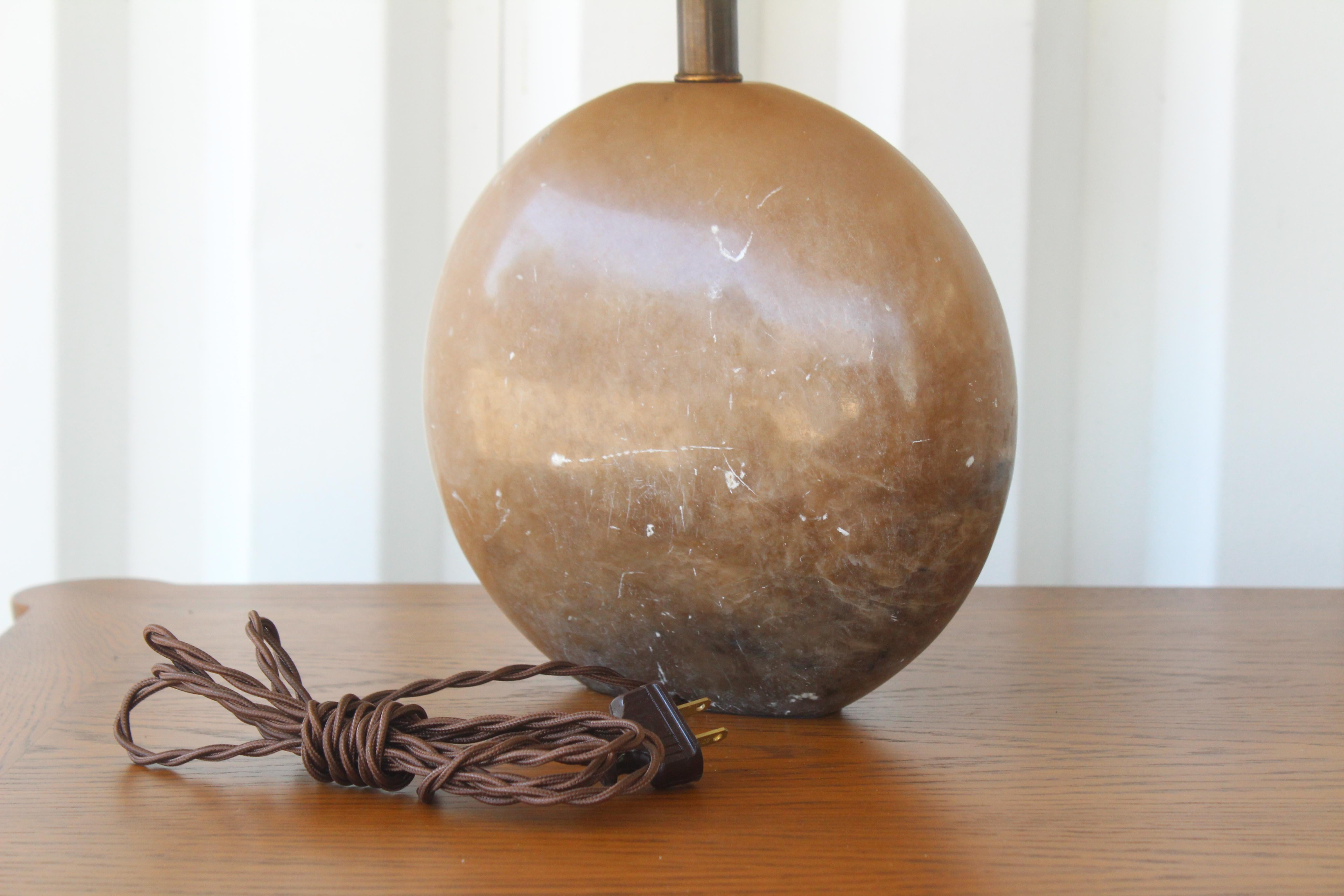 1970s Italian Marble Table Lamp 2
