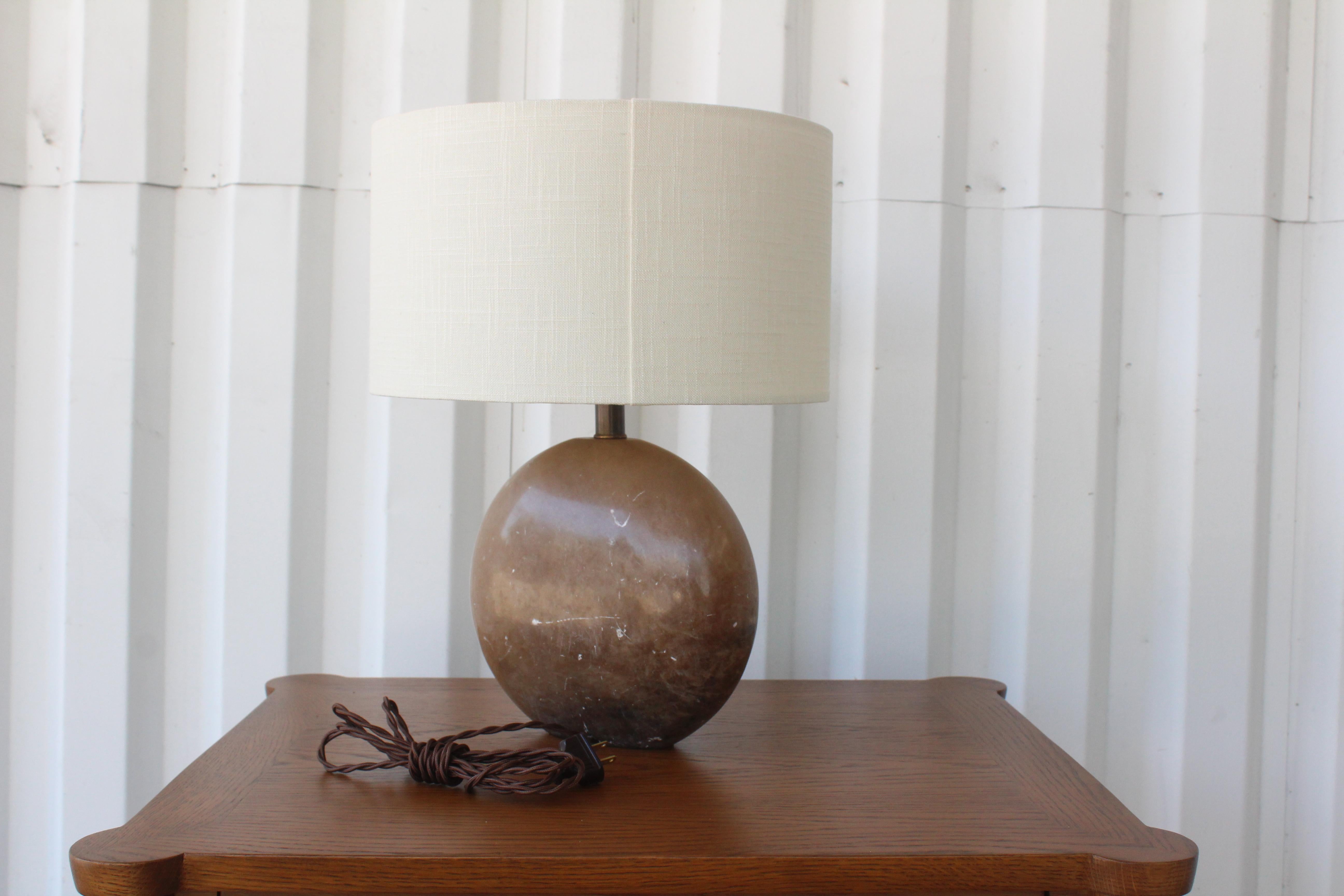 1970s Italian Marble Table Lamp 3