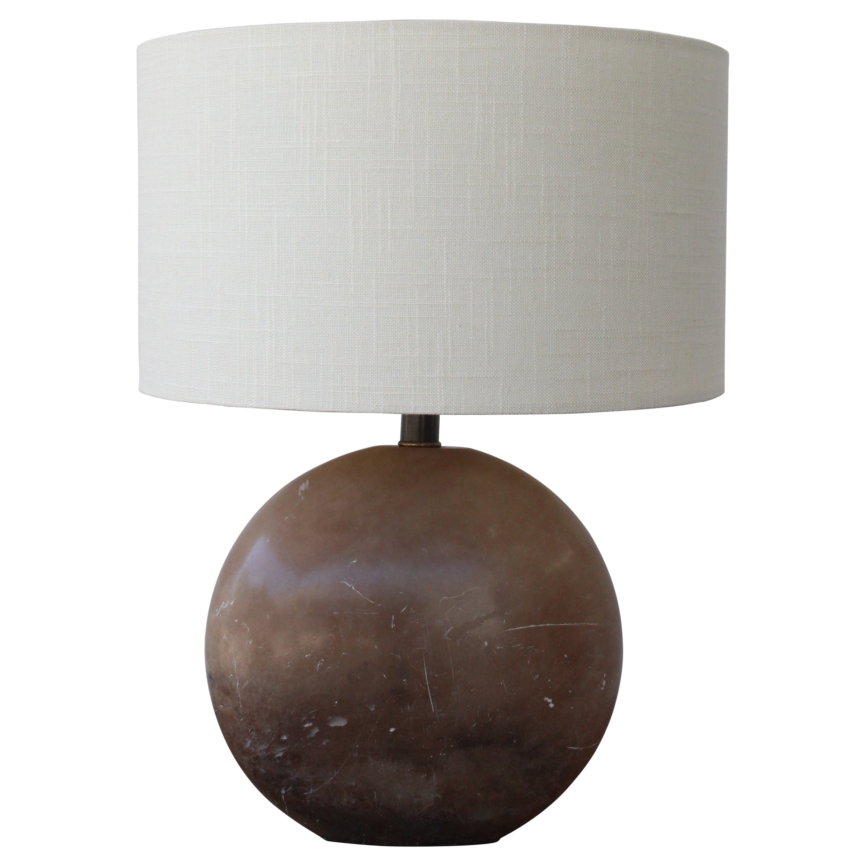 1970s Italian Marble Table Lamp