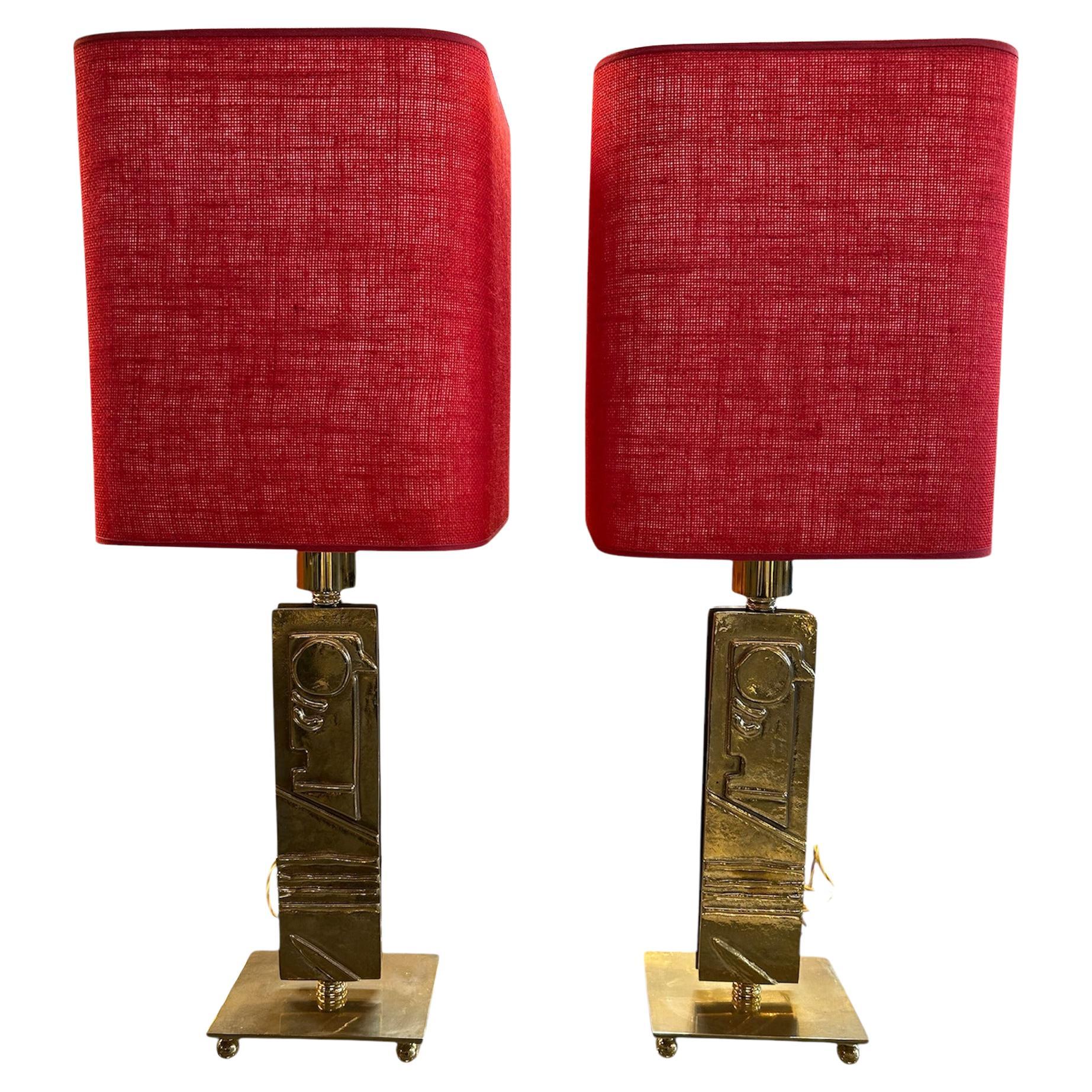 1970er Italienische Mid-Century Tischlampen
