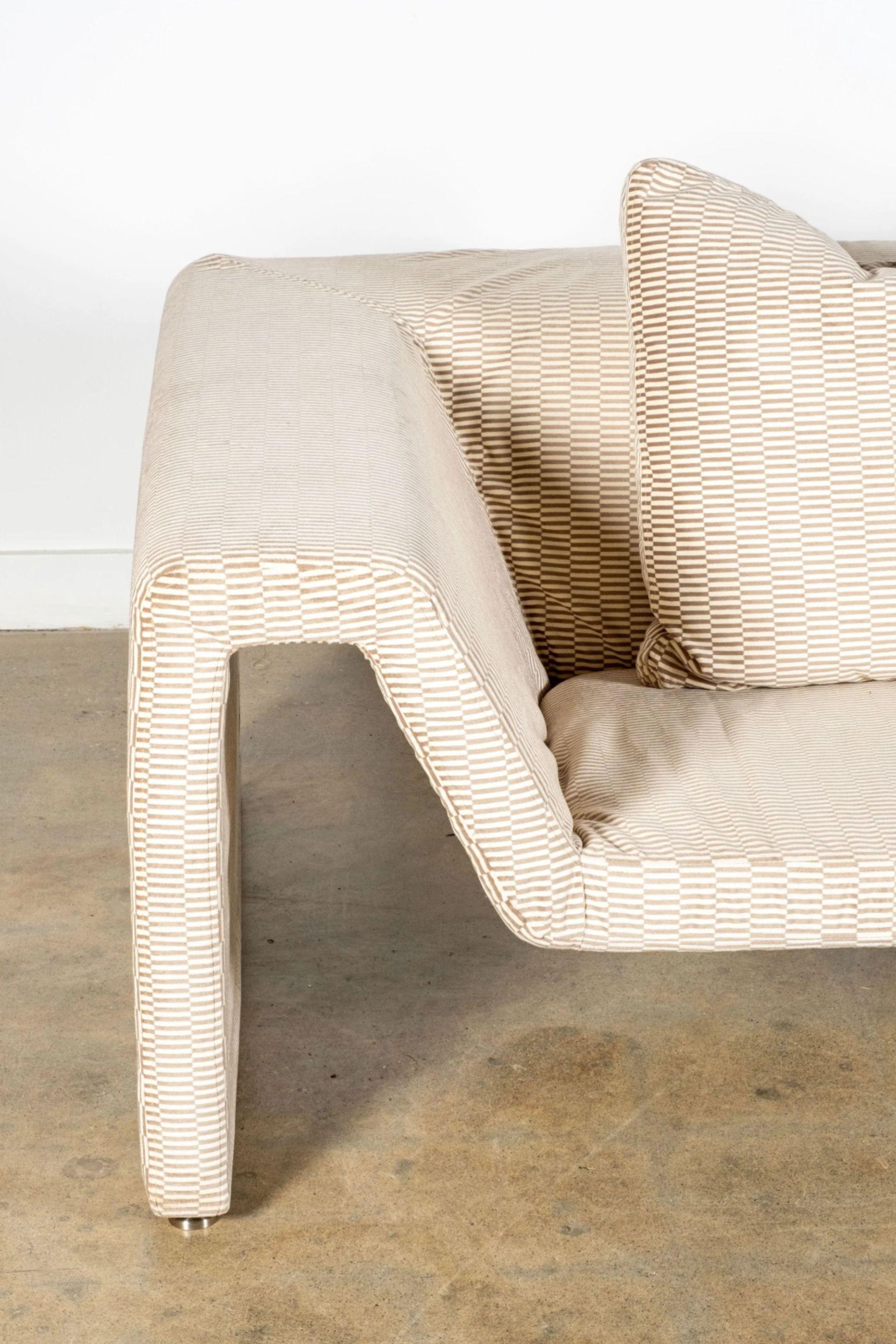 Fine XX secolo Divano a 3 posti Minotti degli anni '70, appena imbottito in vendita