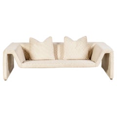 1970s Italian Minotti 3-Seater Sofa, Newly Upholstered