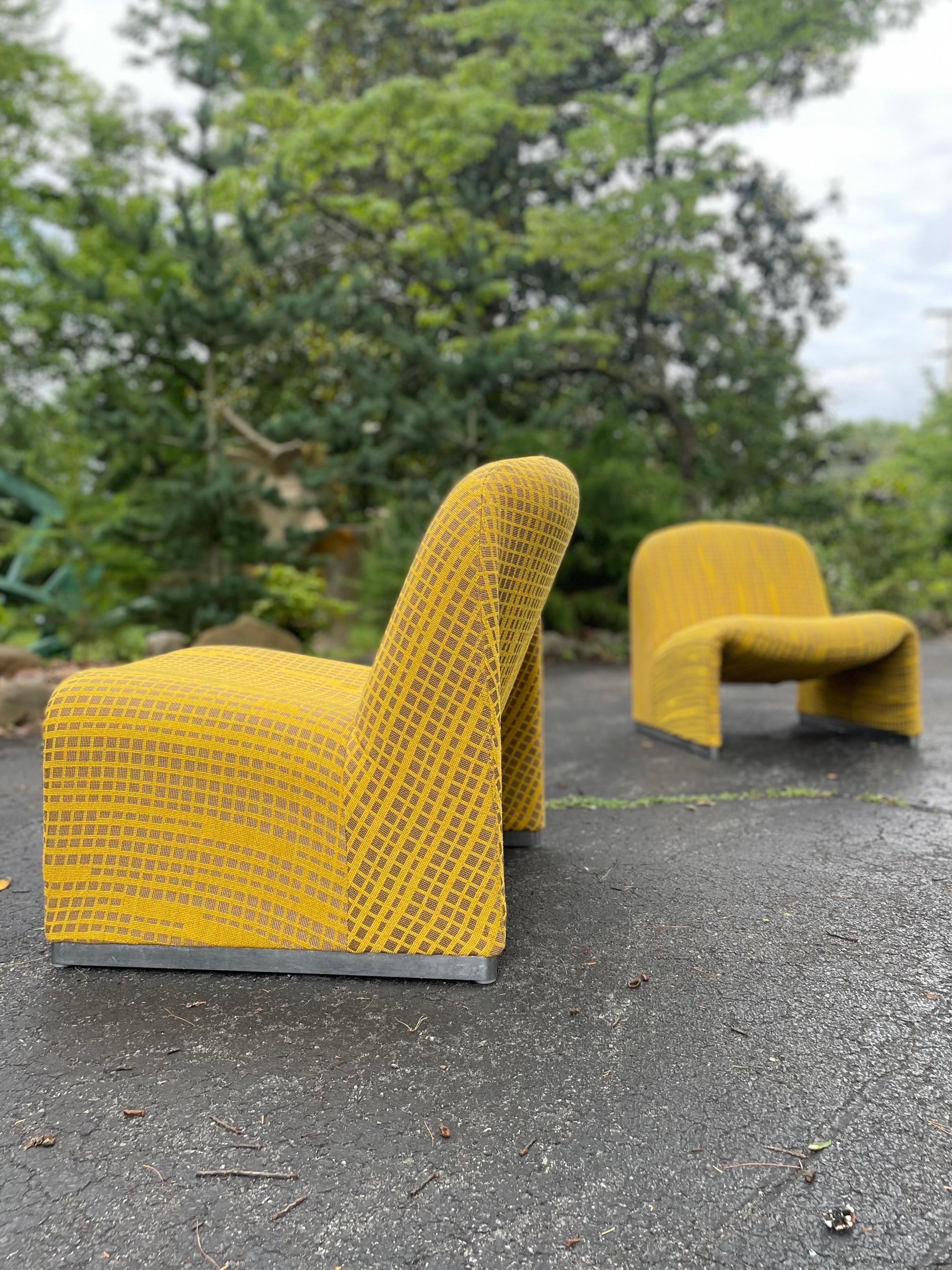 1970s Italian Modern Alky Chairs Alky by Giancarlo Piretti, a Pair For Sale 6