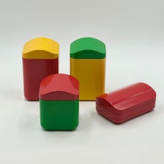 1970s Italian Modular Plastic Containers by Makio Hasuike for Gedy