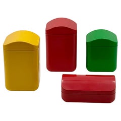 1970s Italian Modular Plastic Containers by Makio Hasuike for Gedy