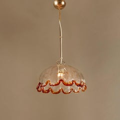 1970s Mid-century Murano flower chandelier by La Murrina, Venice Italy, signed