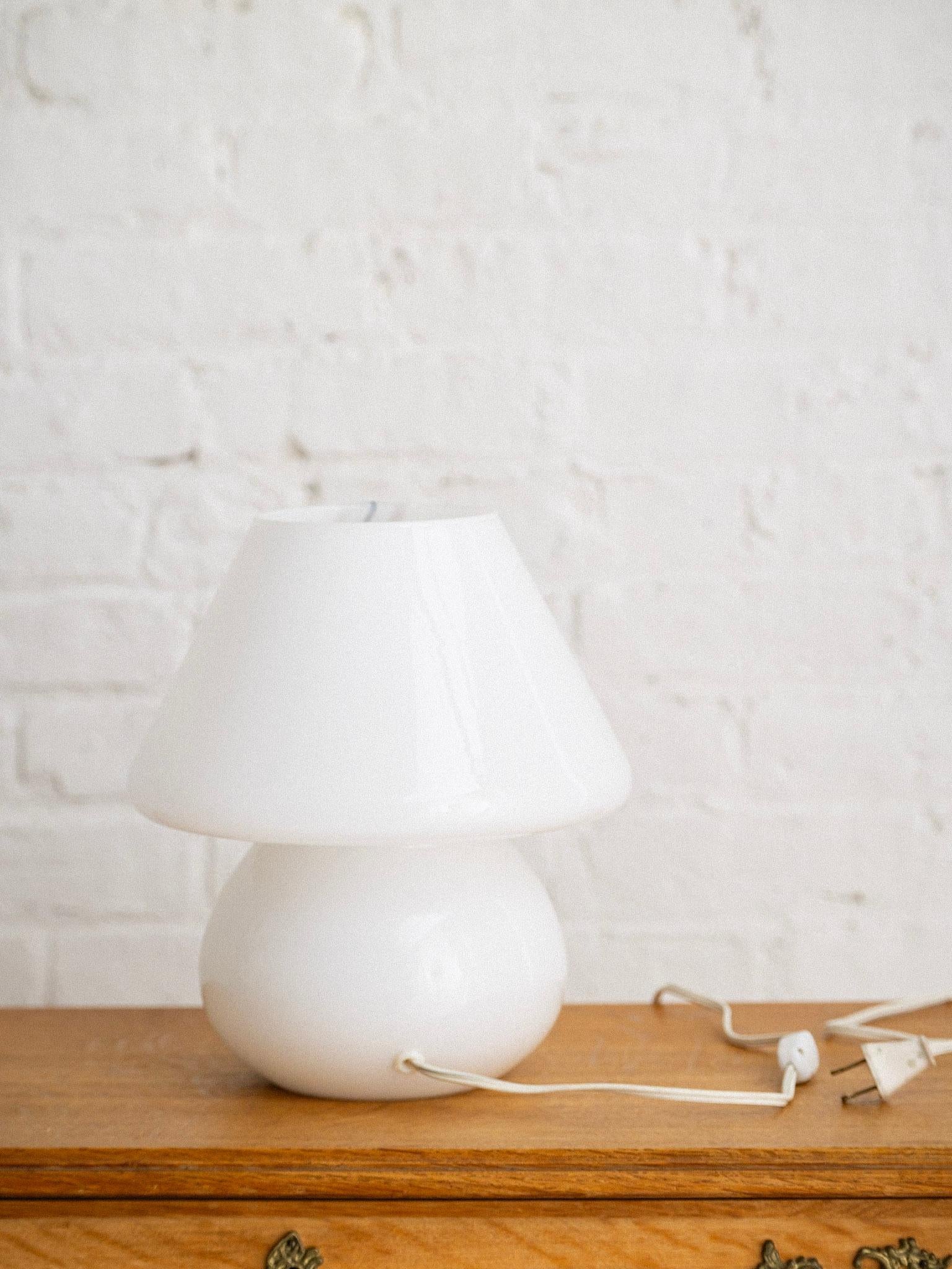 1970er Jahre Italienisch Murano Glas Pilz Lampe im Angebot 2