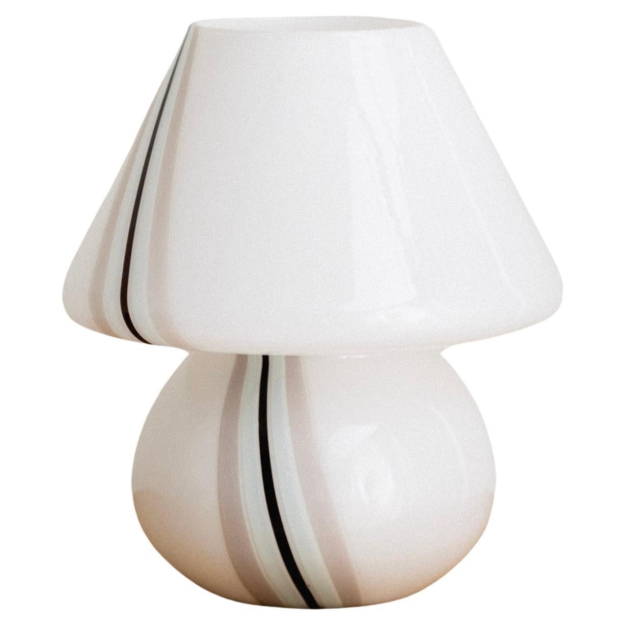 1970er Jahre Italienisch Murano Glas Pilz Lampe