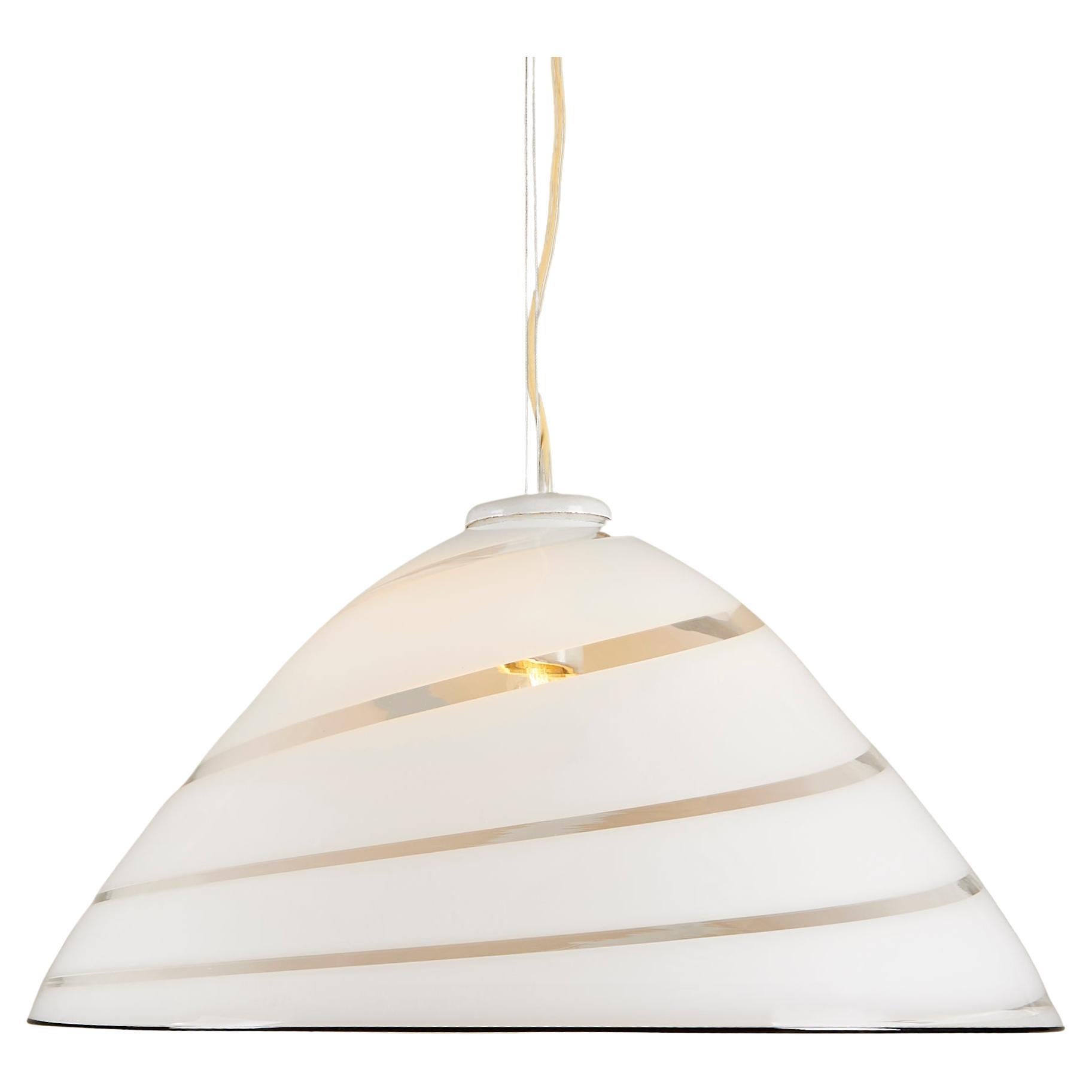 1970er Jahre Italienischer Murano-Glas-Anhänger in Kegelform im Angebot 3