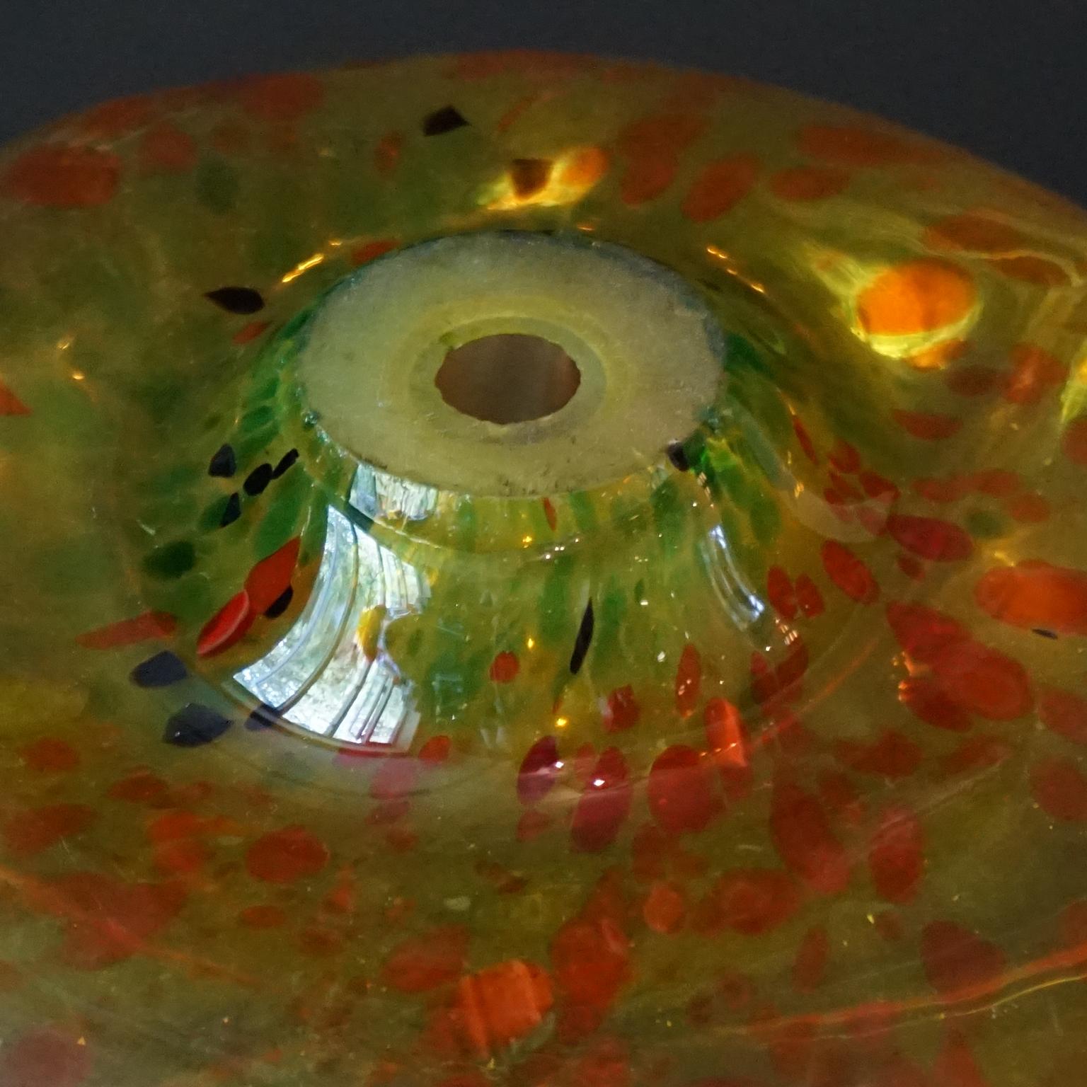 1970 Italian Murano Life-size Mouth Blown Orange Yellow Green Glass Pumpkins (Citrouilles en verre soufflé à la bouche orange jaune vert) en vente 8