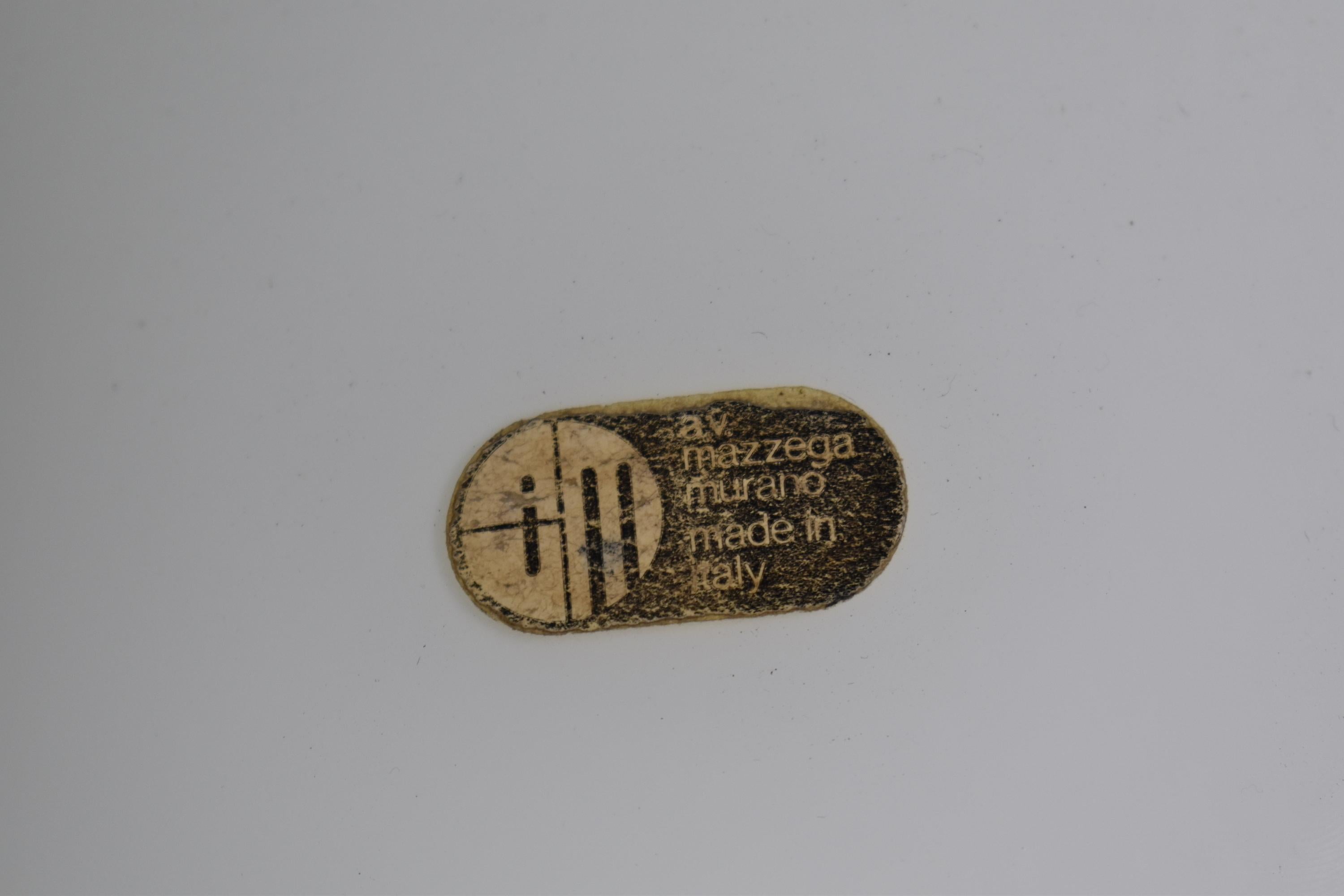 Pendentif italien de Murano des années 1970 pour Mazzega en vente 2