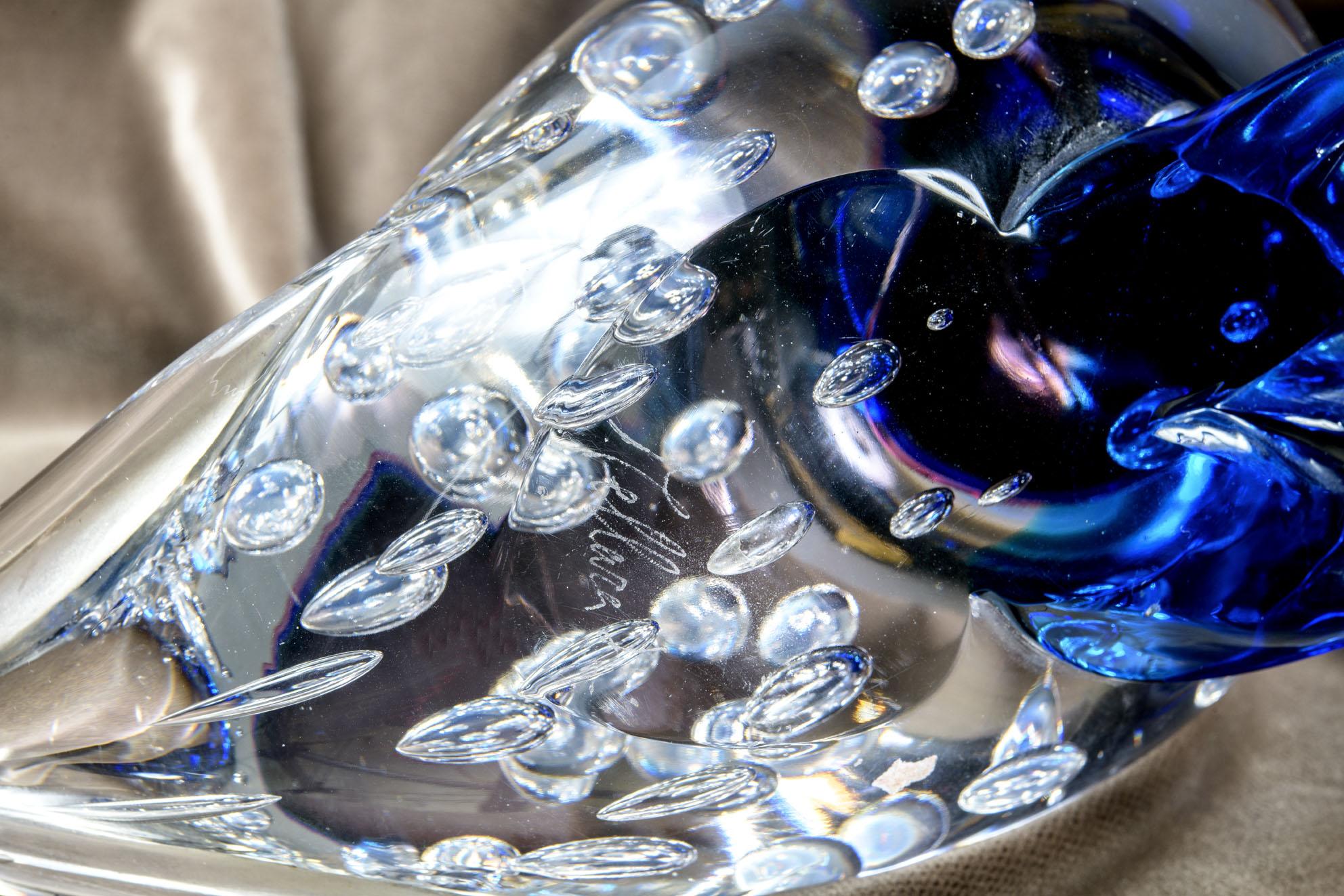 1970er Jahre Italienisch Murano Signiert Farbiges Glas Animalier Skulptur (Ende des 20. Jahrhunderts) im Angebot