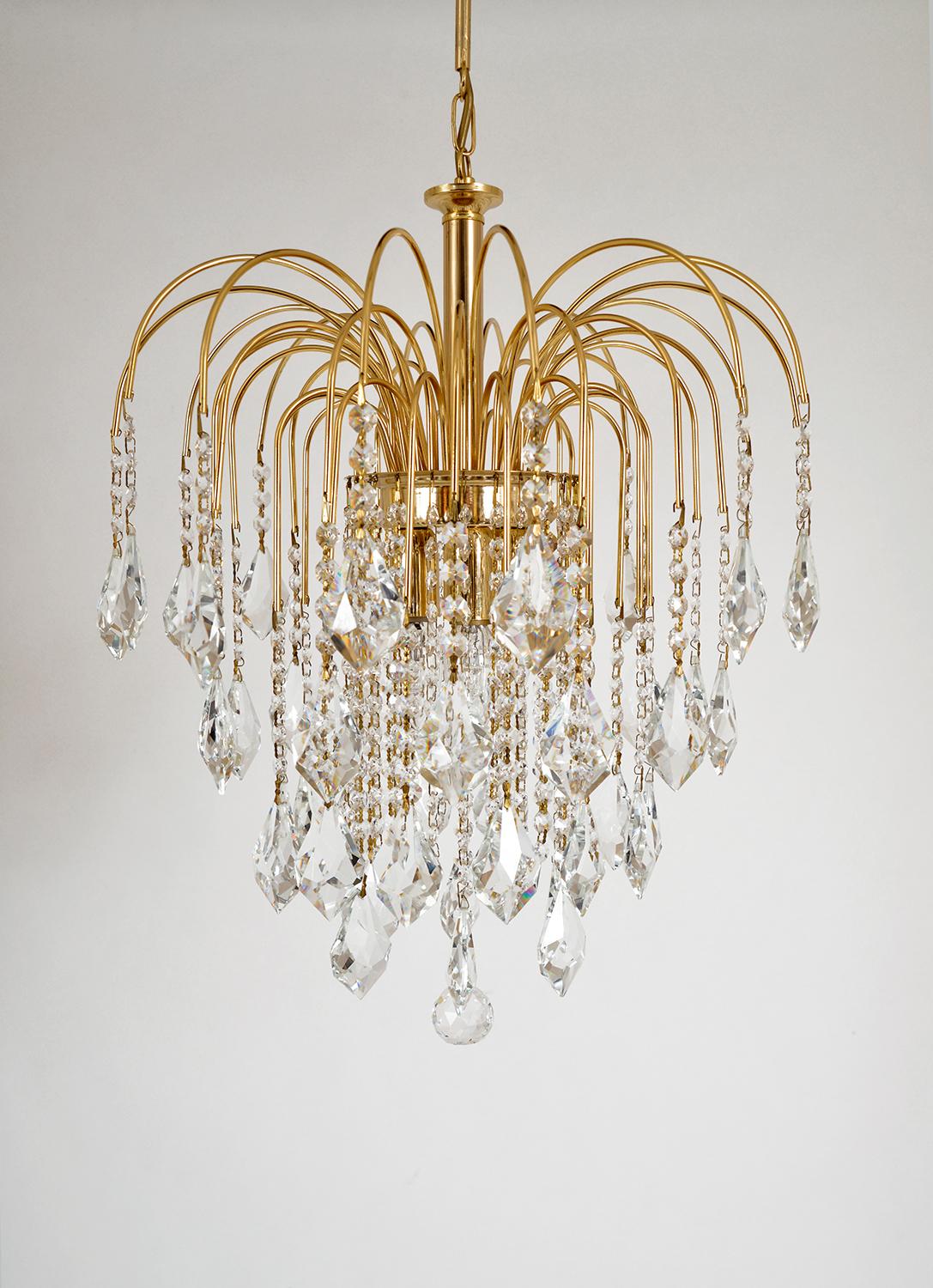 antique waterfall chandelier