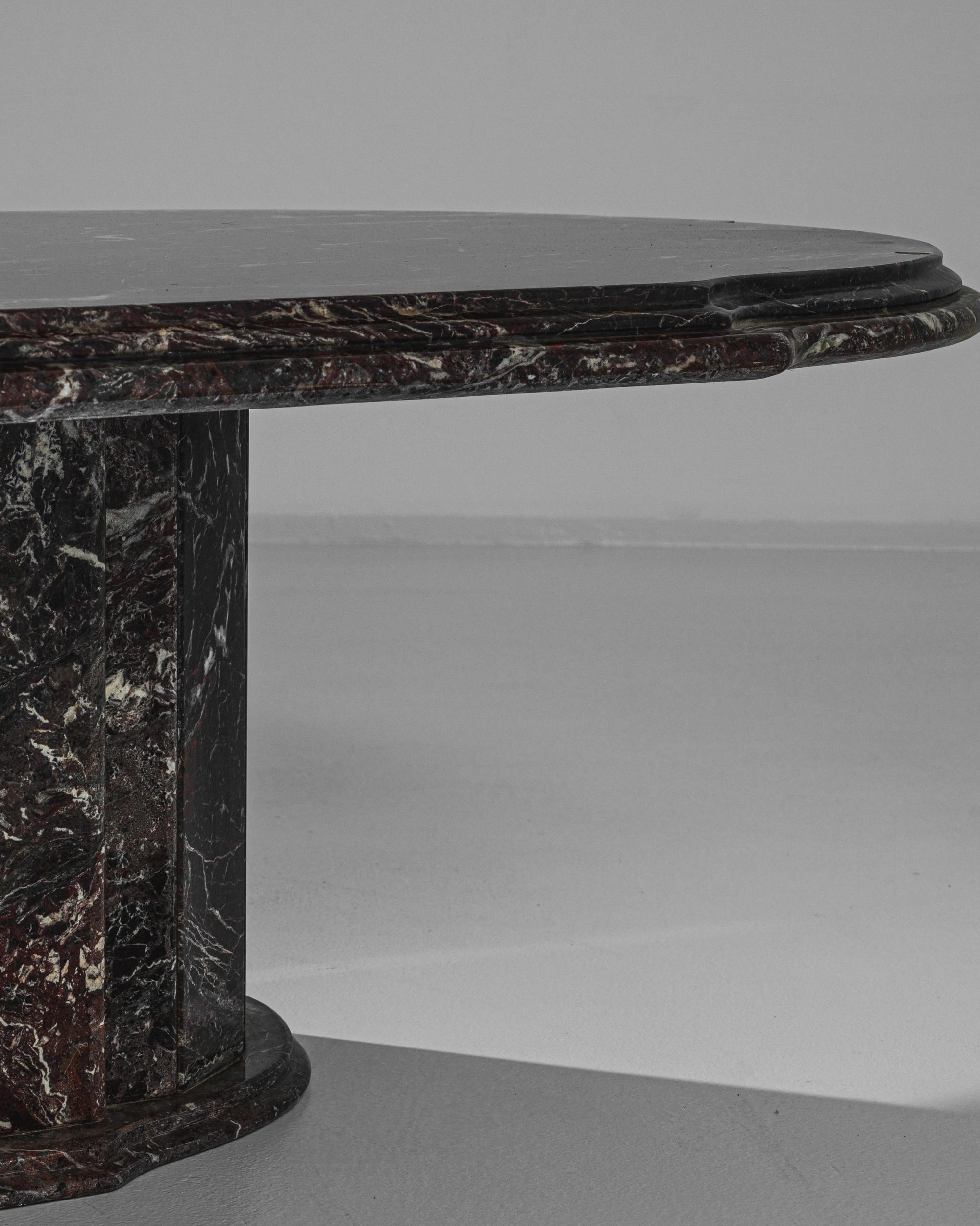 1970s Italian Portoro Marble Coffee Table 1