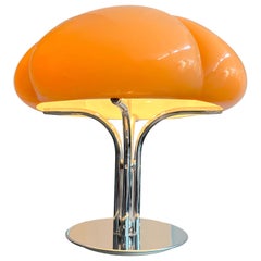 Lampe de bureau italienne Quadrifoglio Harvey Guzzini de l'ère spatiale des années 1970 par Gae Aulenti