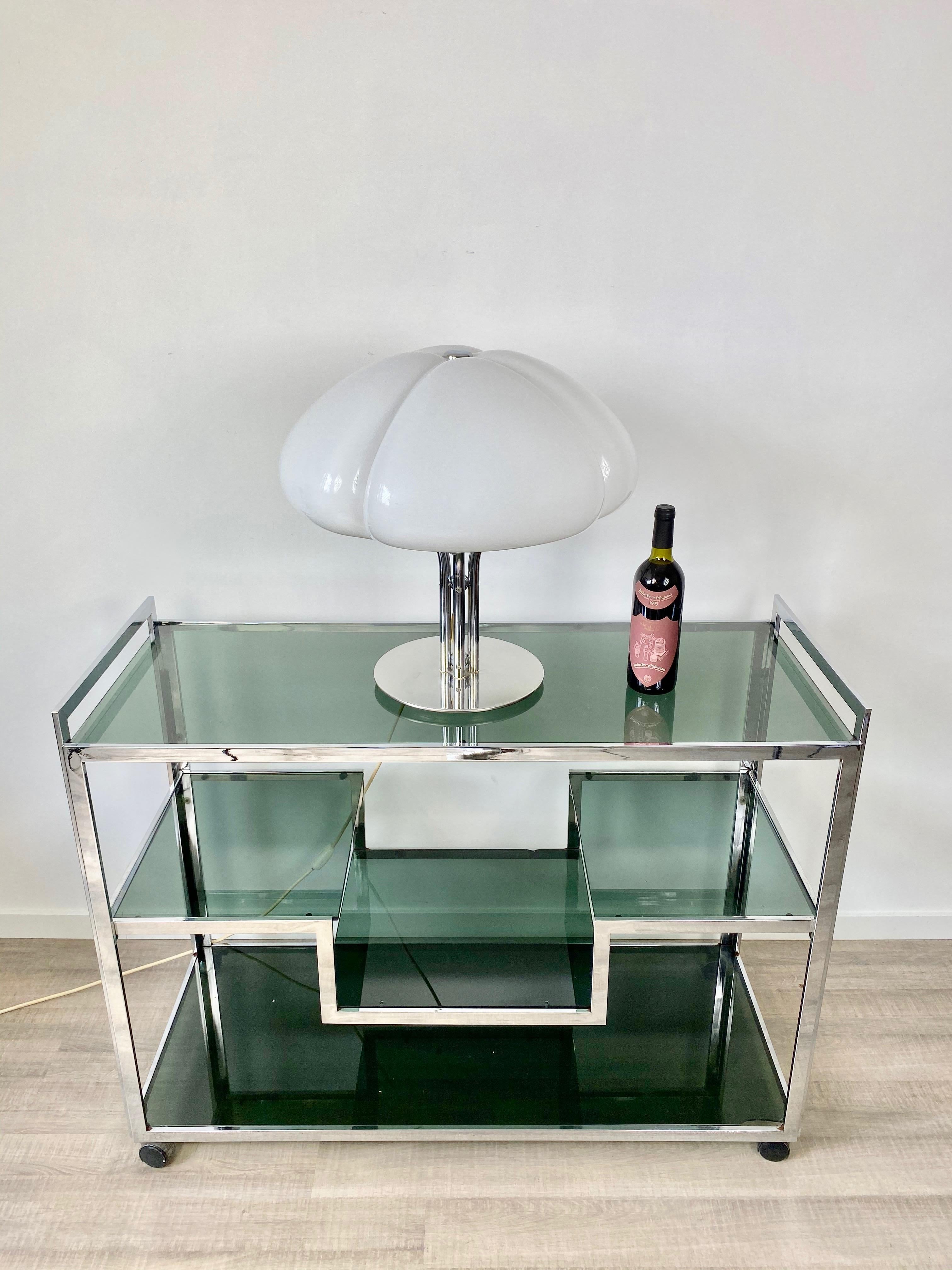 Late 20th Century 1970s Italian Quadrifoglio Table Lamp by Gae Aulenti for Harvey Guzzini