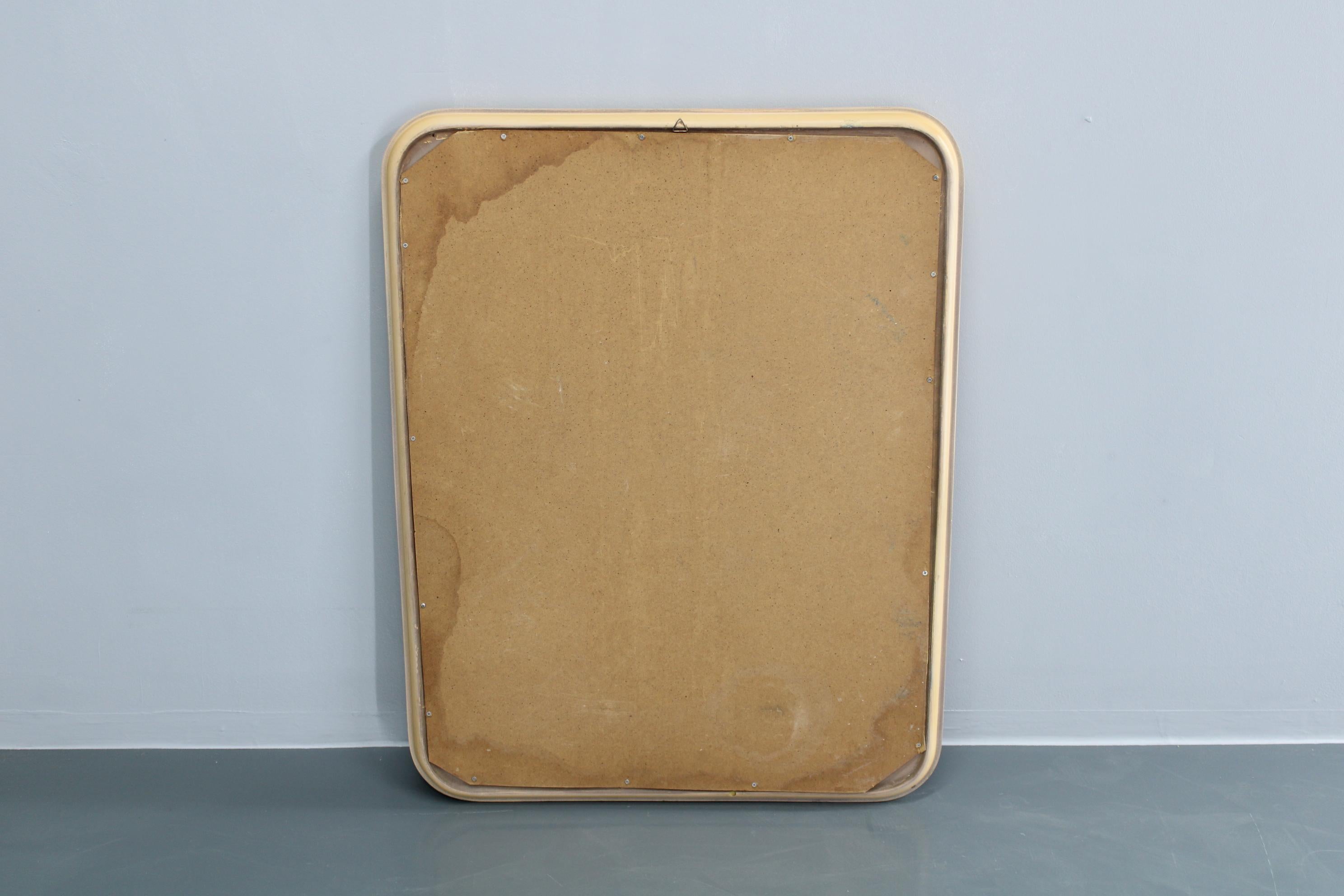 1970s Italian Rectangular Plastic Mirror For Sale 4