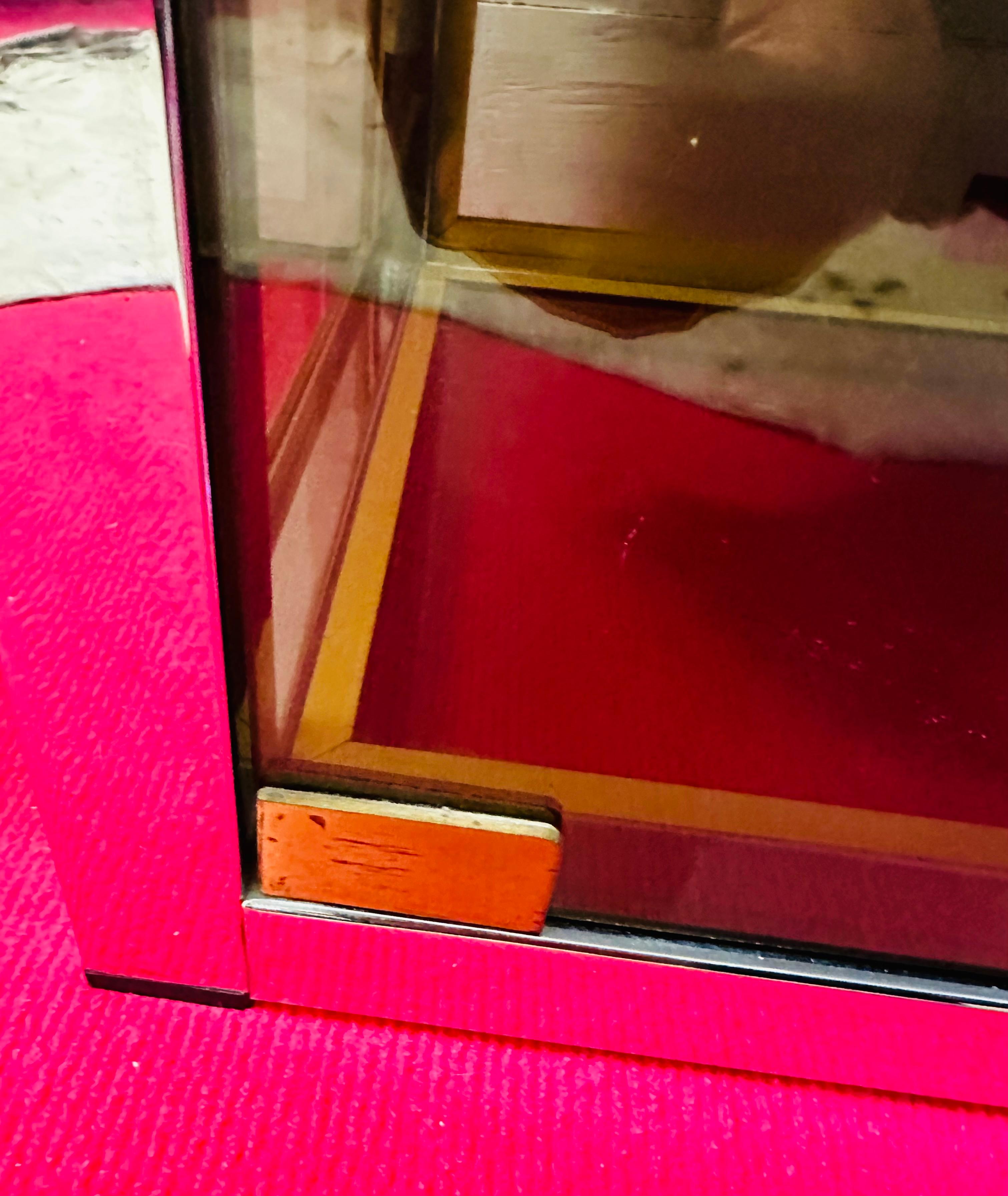 Italienischer Renato Zevi-Vitrinen- oder Getränkeschrank aus Rauchglas und Chrom, 1970er Jahre im Angebot 6