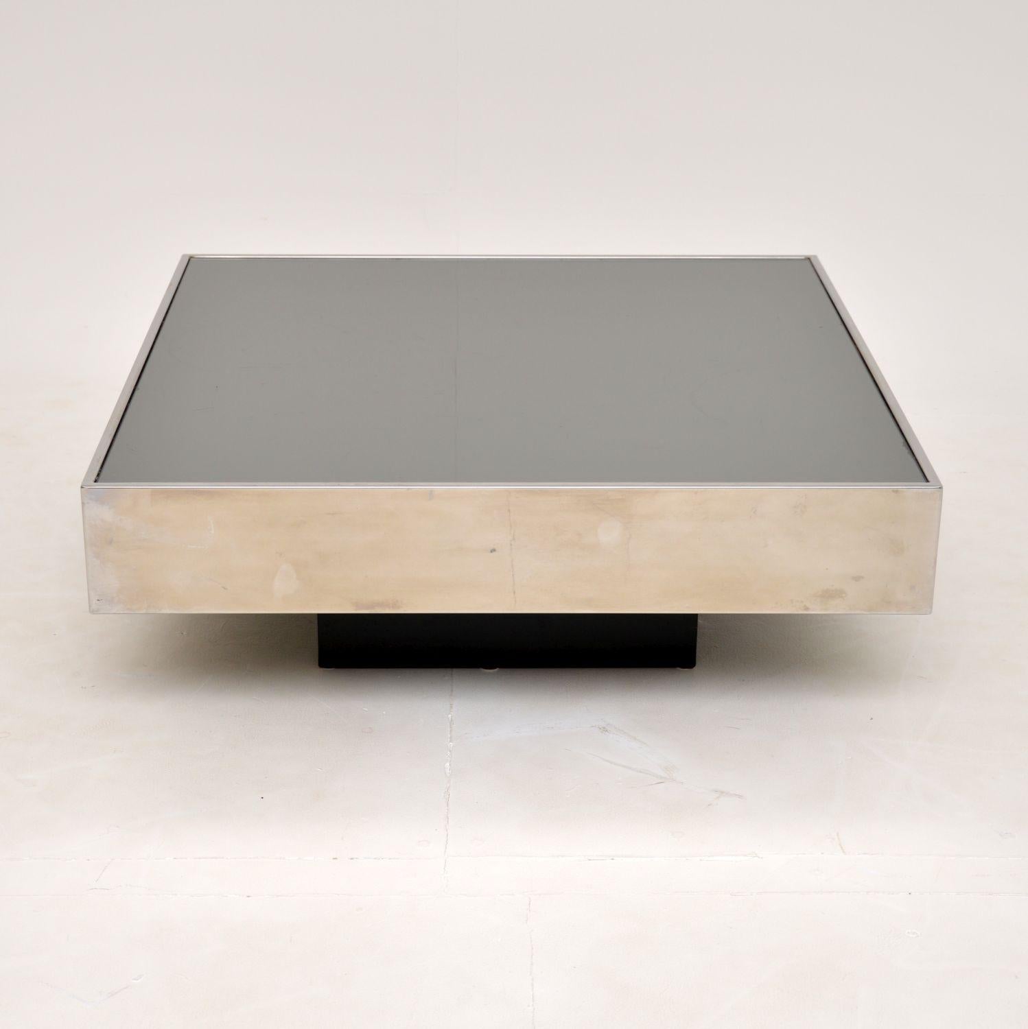 Late 20th Century 1970's Italian Retro Coffee Table by Willy Rizzo for Cidue