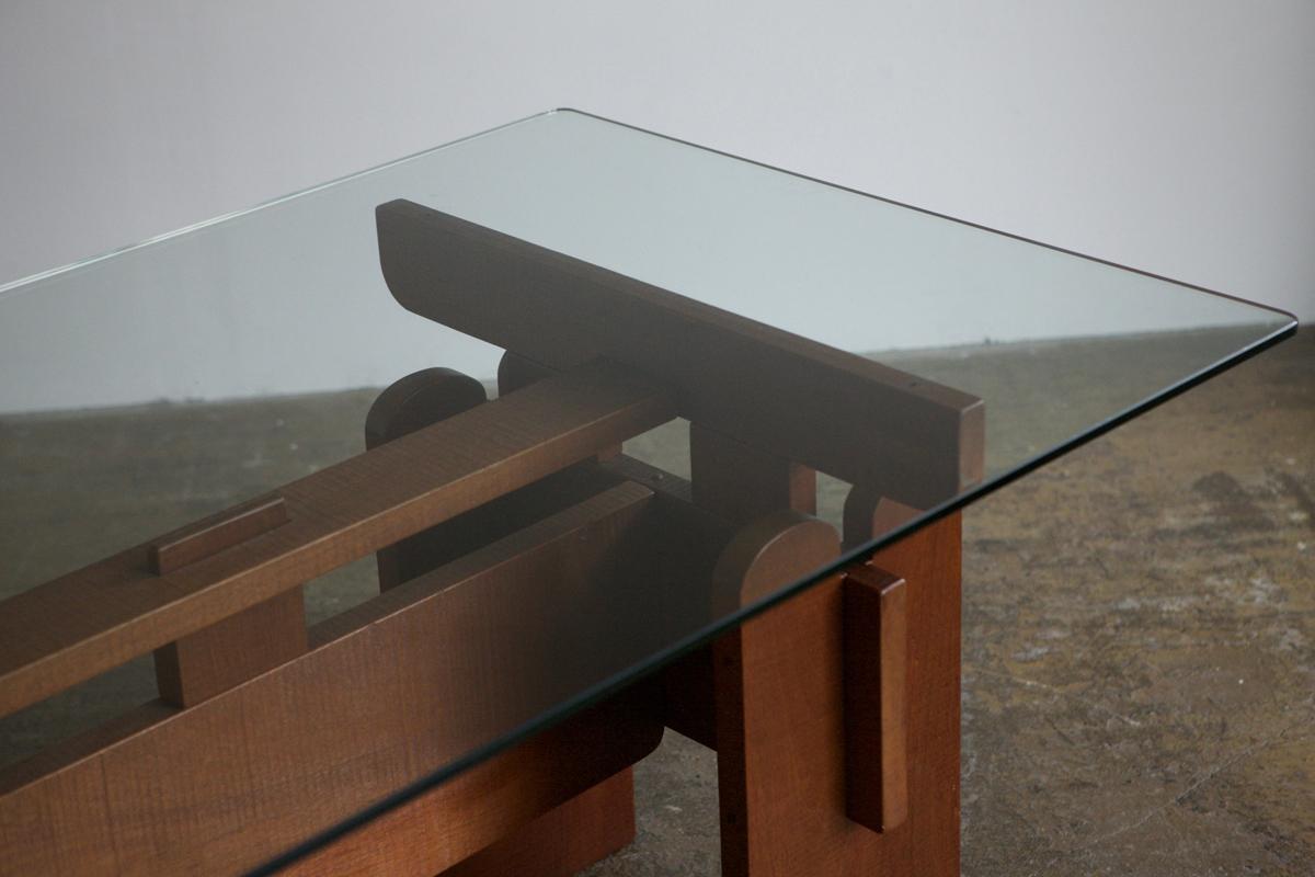 1970s Italian Set of Table & Chairs Attributed to Guiseppe Rivadossi 8