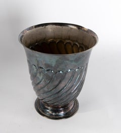 1970s Italian Silver-Plated Metal Cup