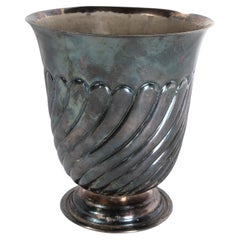1970s Italian Silver-Plated Metal Cup