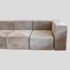 Sofá Sistema 61 italiano de los años 70 diseñado por Giancarlo Piretti para Anonima Castelli