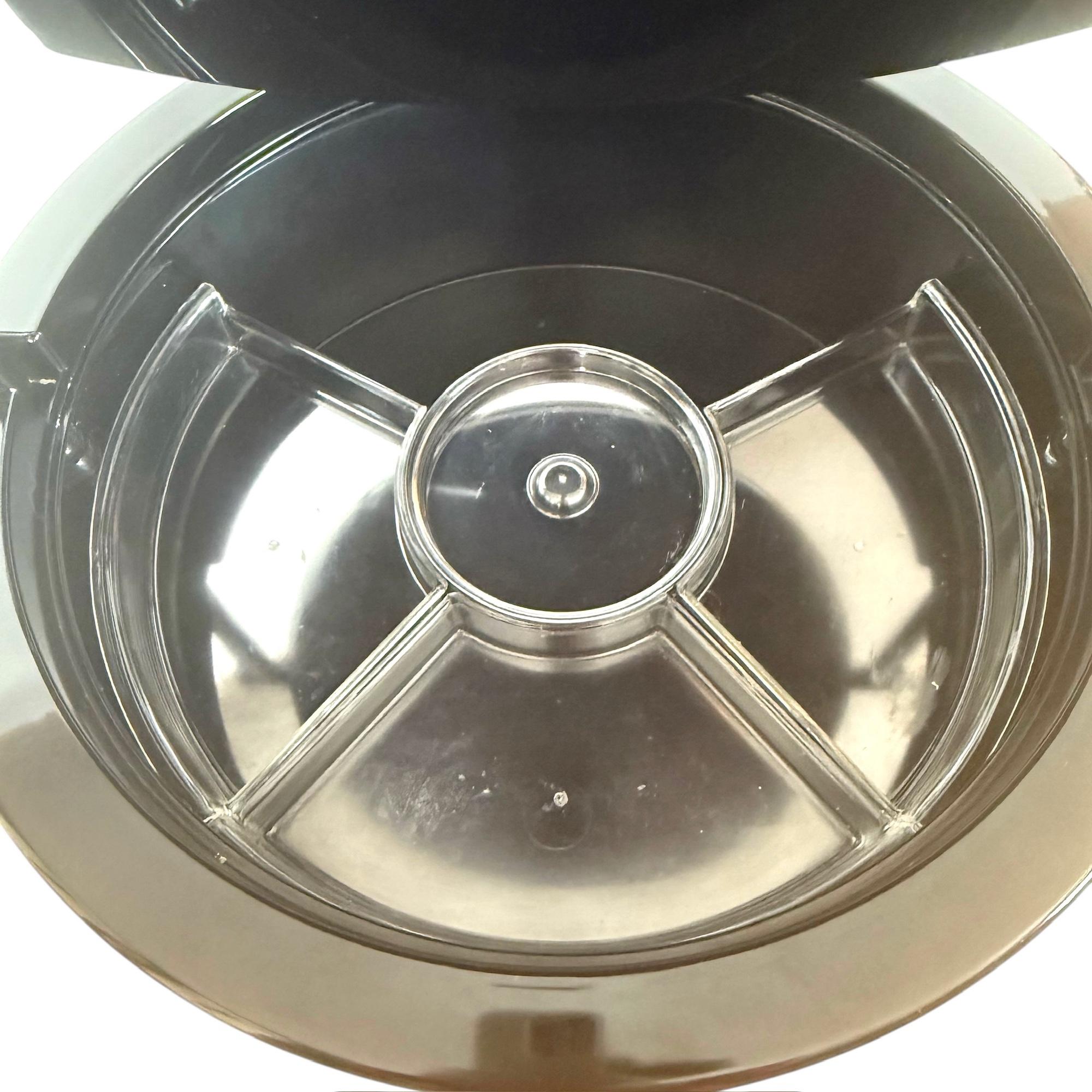 Tocador italiano Soft-Form de plástico moldeado marrón, años 70, Fanini Fain en venta 2