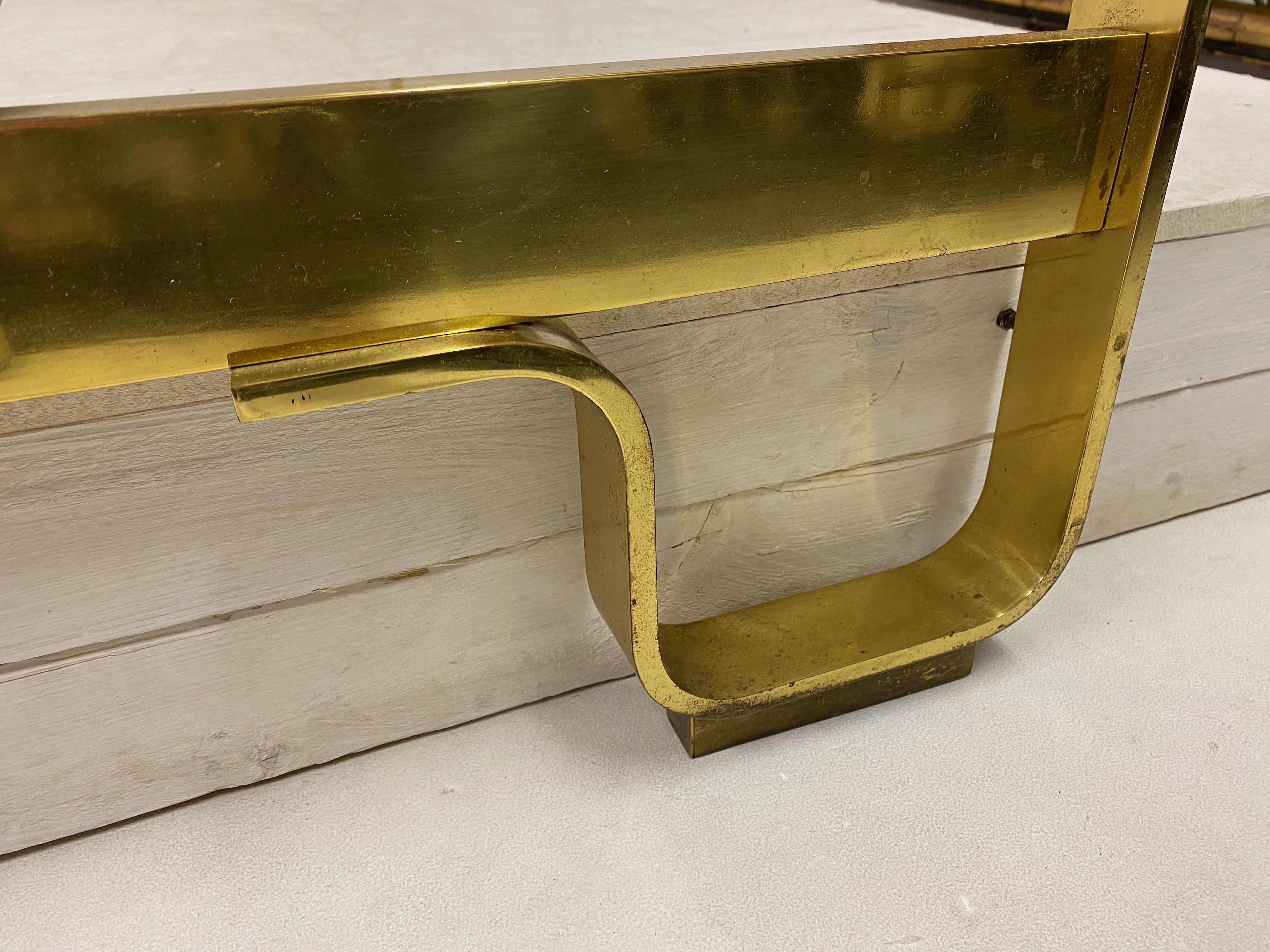 1970s Italian Solid Brass Bed by Luciano Frigerio 5