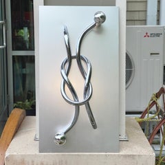 1970's Italian Space Age Light Panel by Giacomo Benevelli