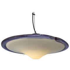 Colgante de cristal de Murano de la Era Espacial Italiana de 1970