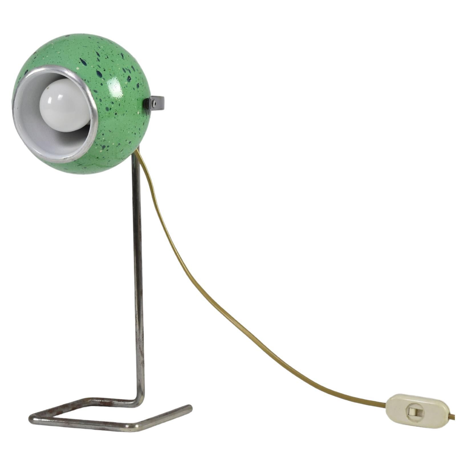 1970
s Italian Speckled Eyeball Vintage Desk Lamp