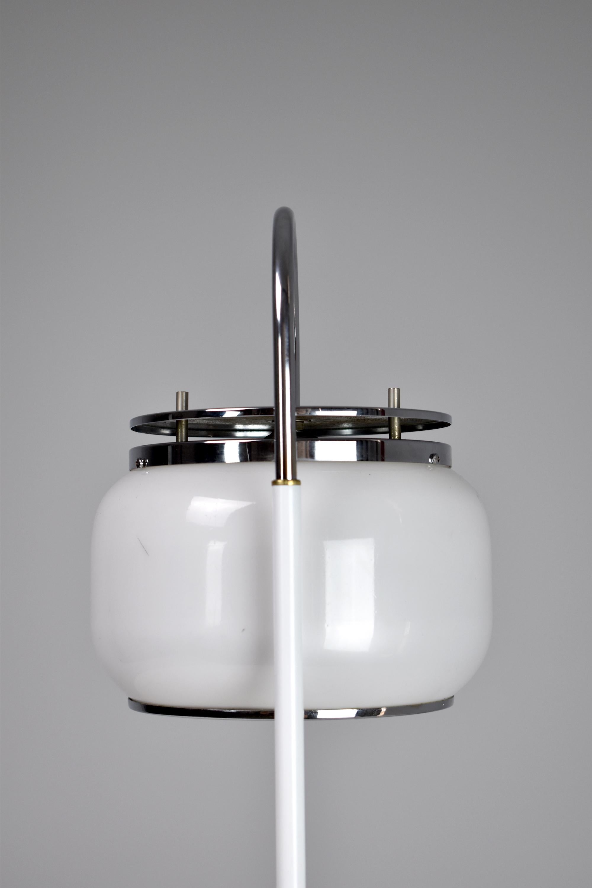 1970's Italian Stainless Steel Table Lamp 7