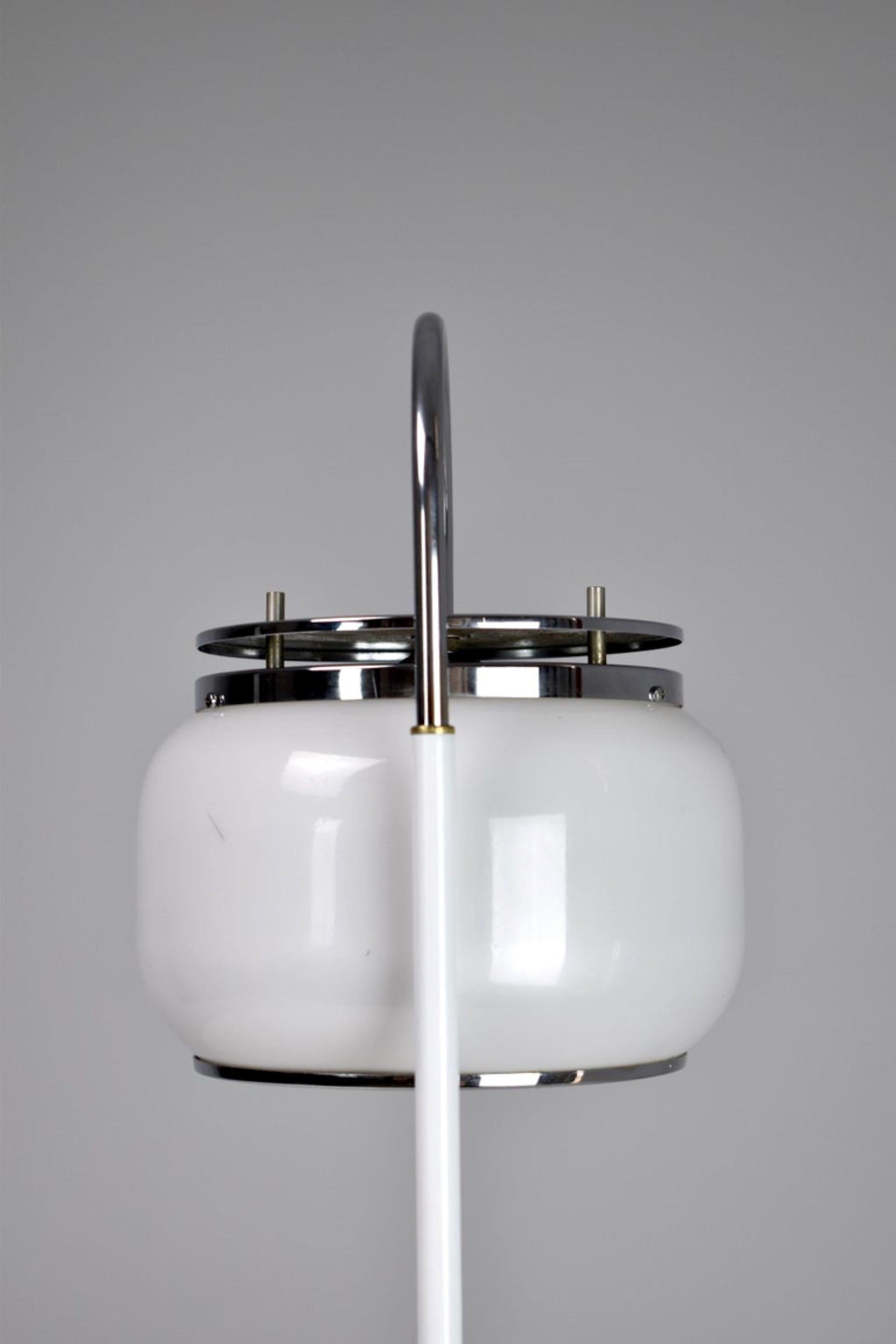 1970's Italian Stainless Steel Table Lamp For Sale 7