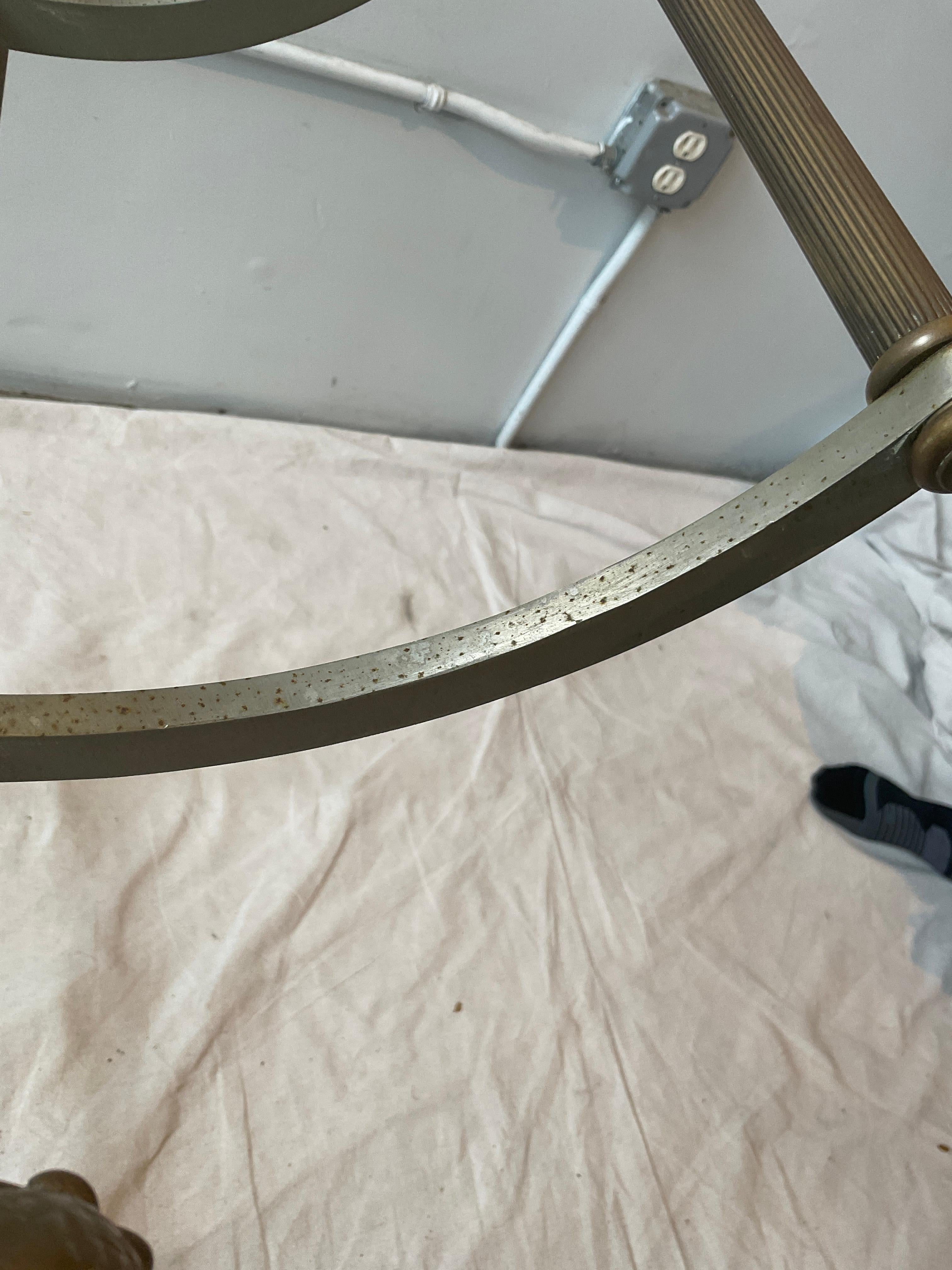 Carrello da bar italiano degli anni '70 in acciaio e ottone in vendita 4