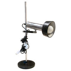 1970s Italian Table Lamp in Steel and Iron